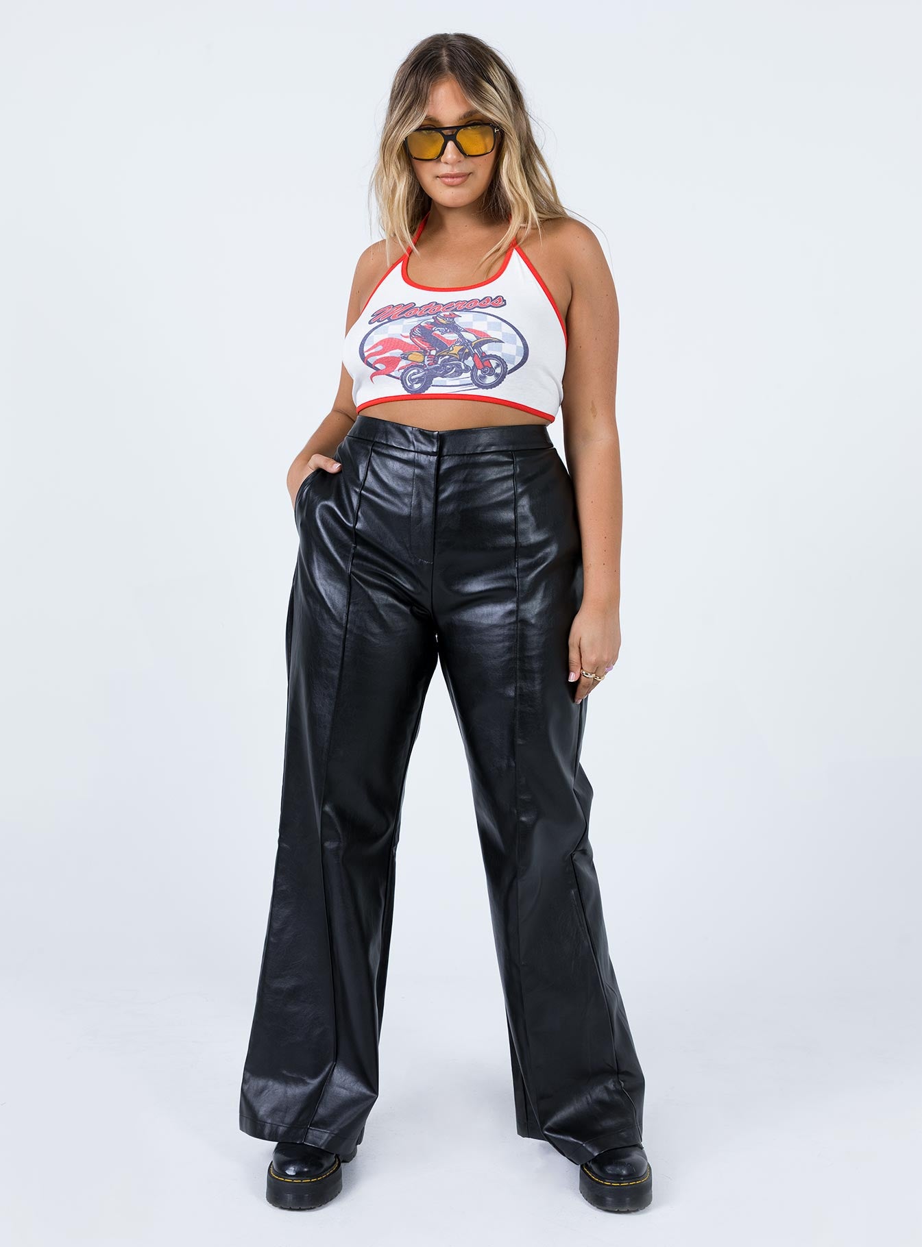 Motocross Crop White - Image 2