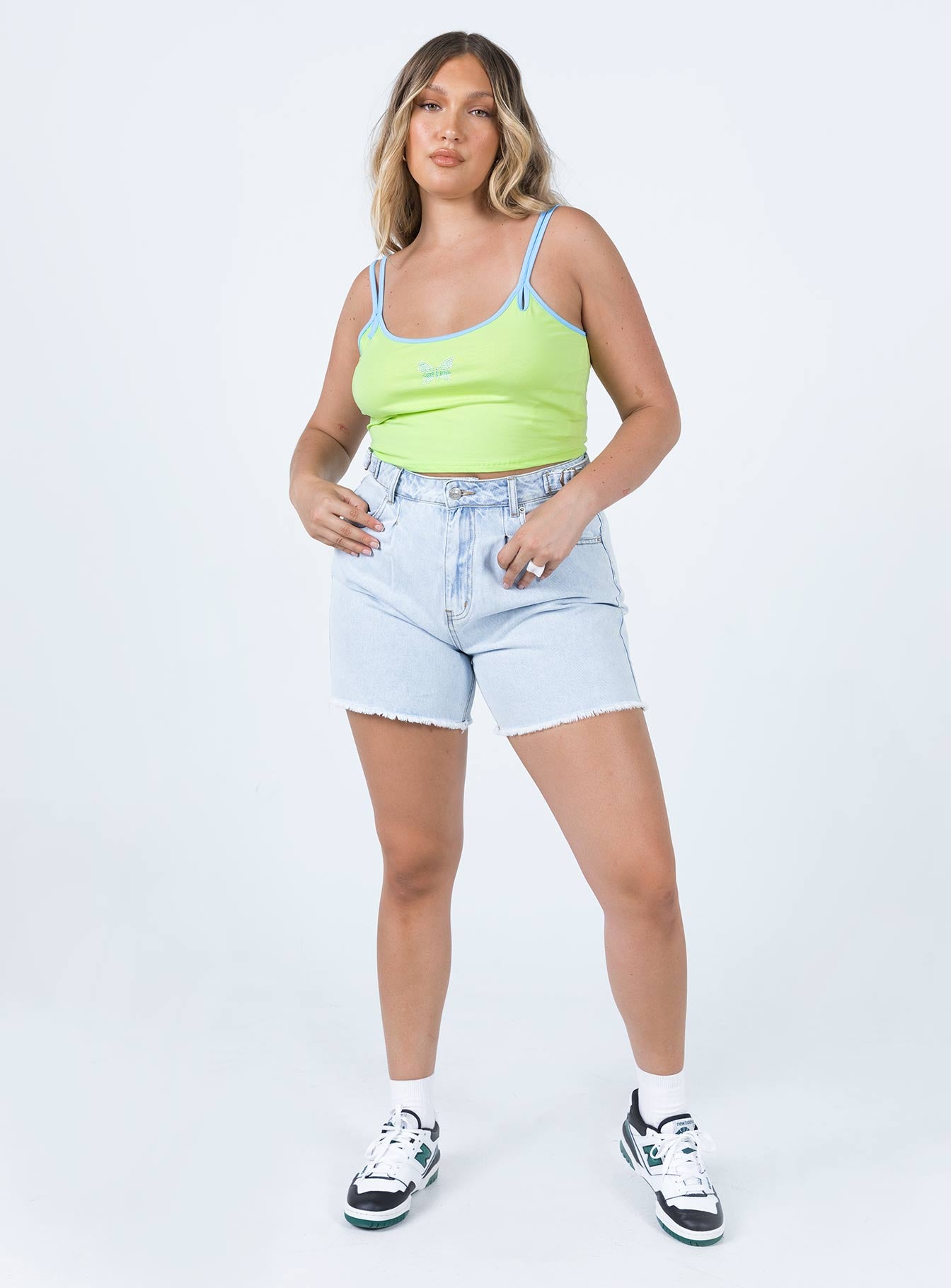Bermuda Waist Adjustor Denim Shorts - Image 2