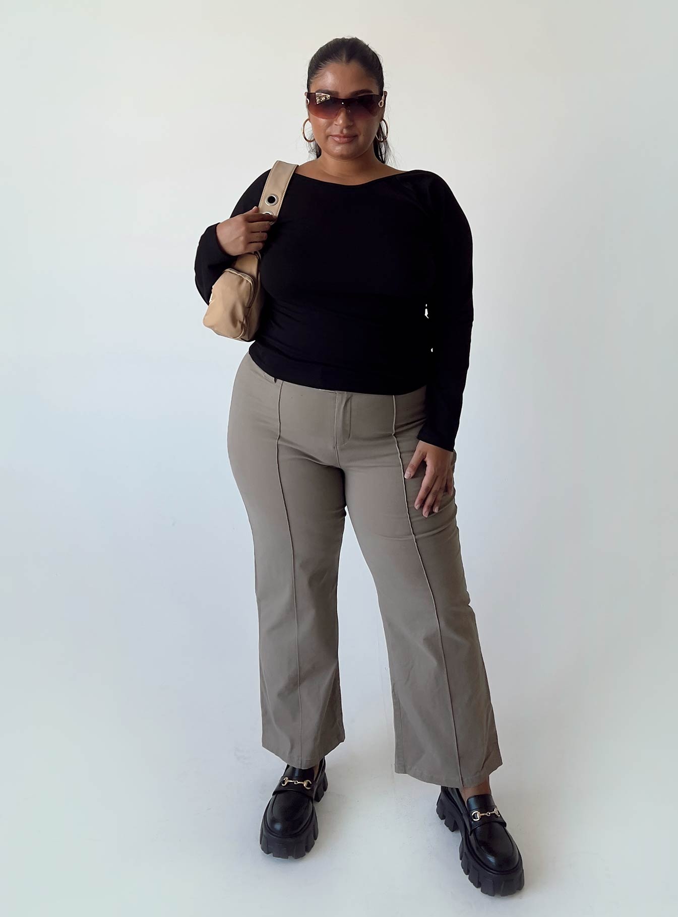 Rixie Long Sleeve Top Black Curve - Image 2