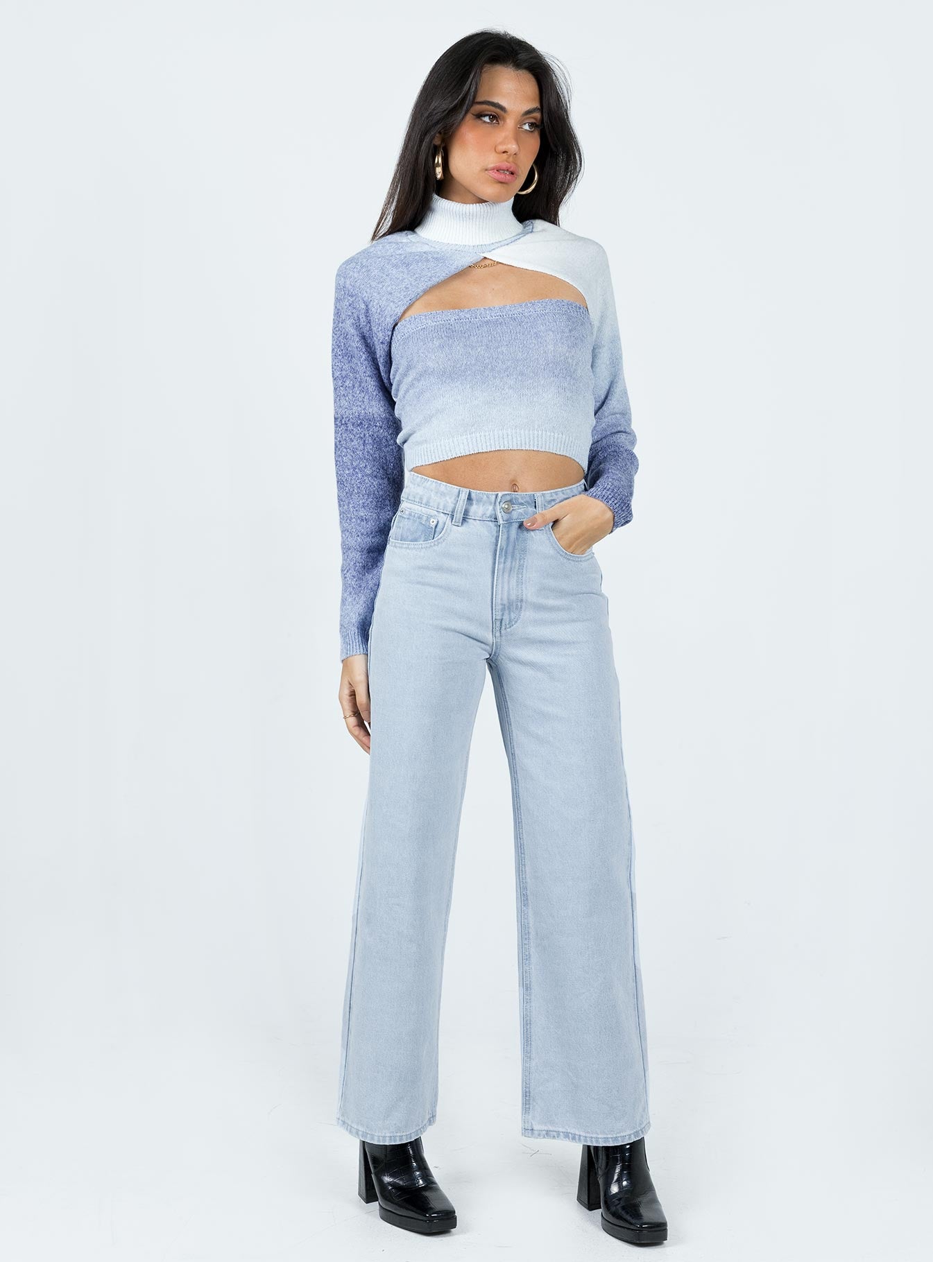 Taggart Two Piece Sweater Blue - Image 2