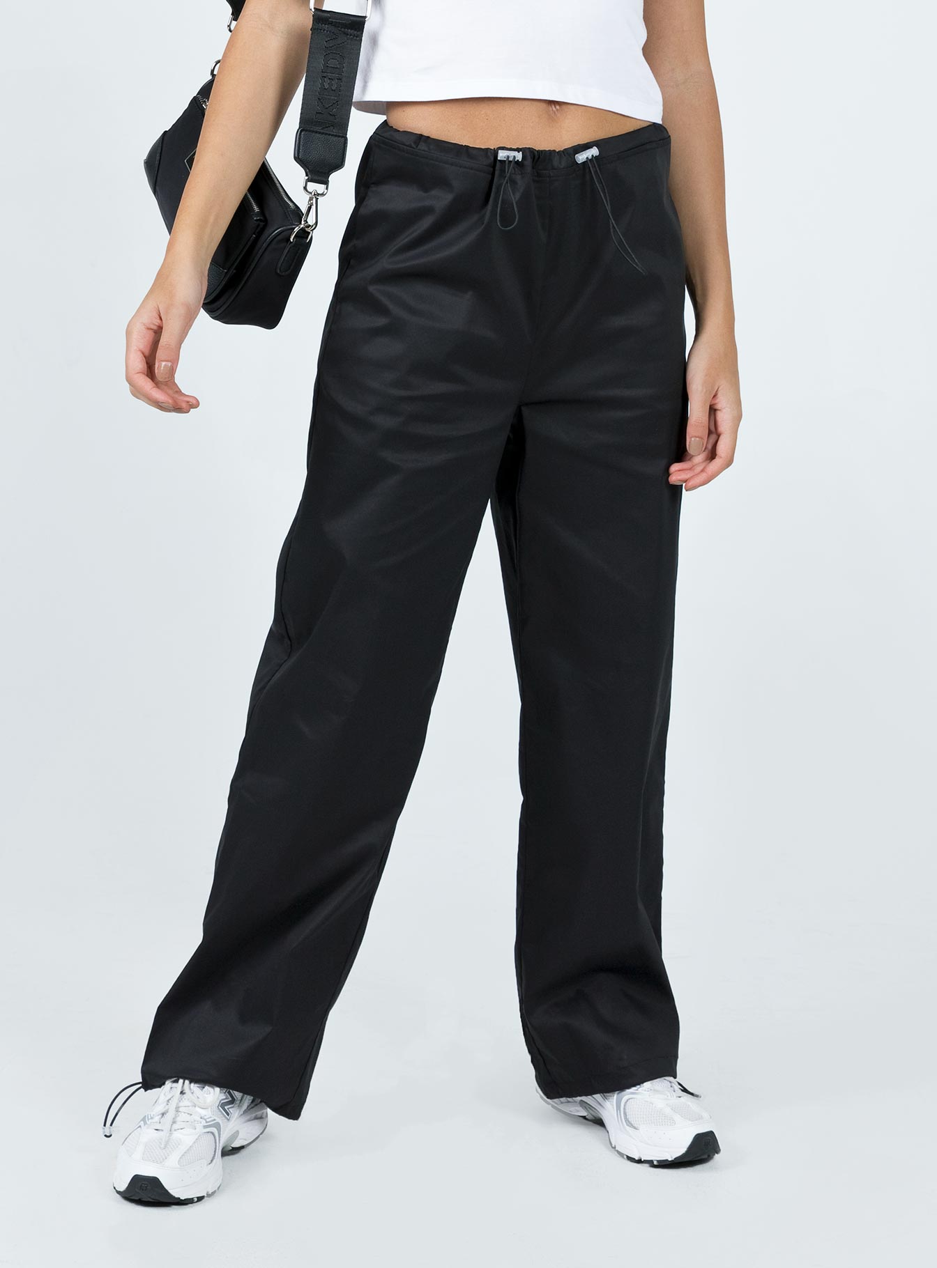 Connels Parachute Pants Black - Image 3