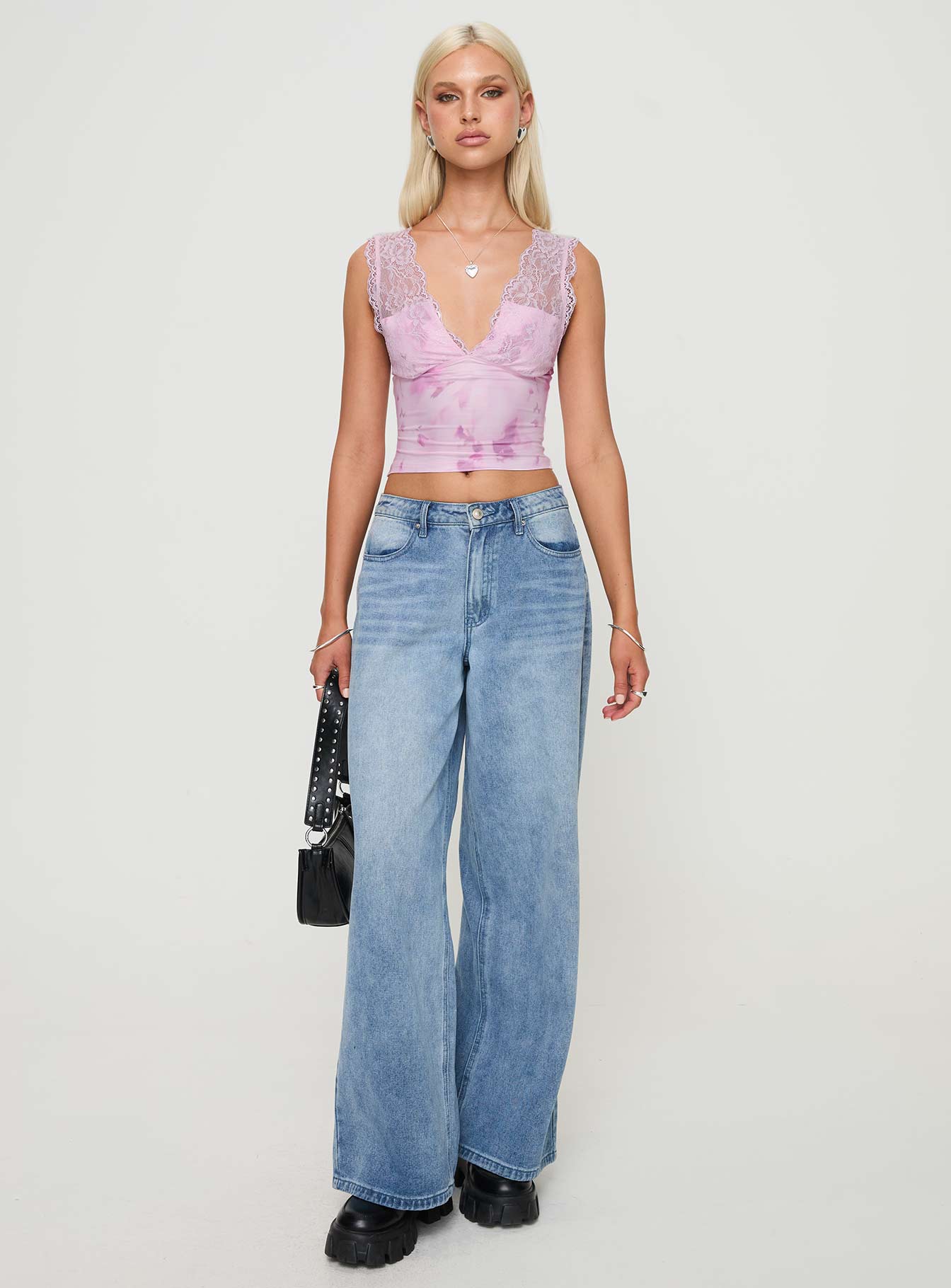 Typha Top Pink Floral - Image 3