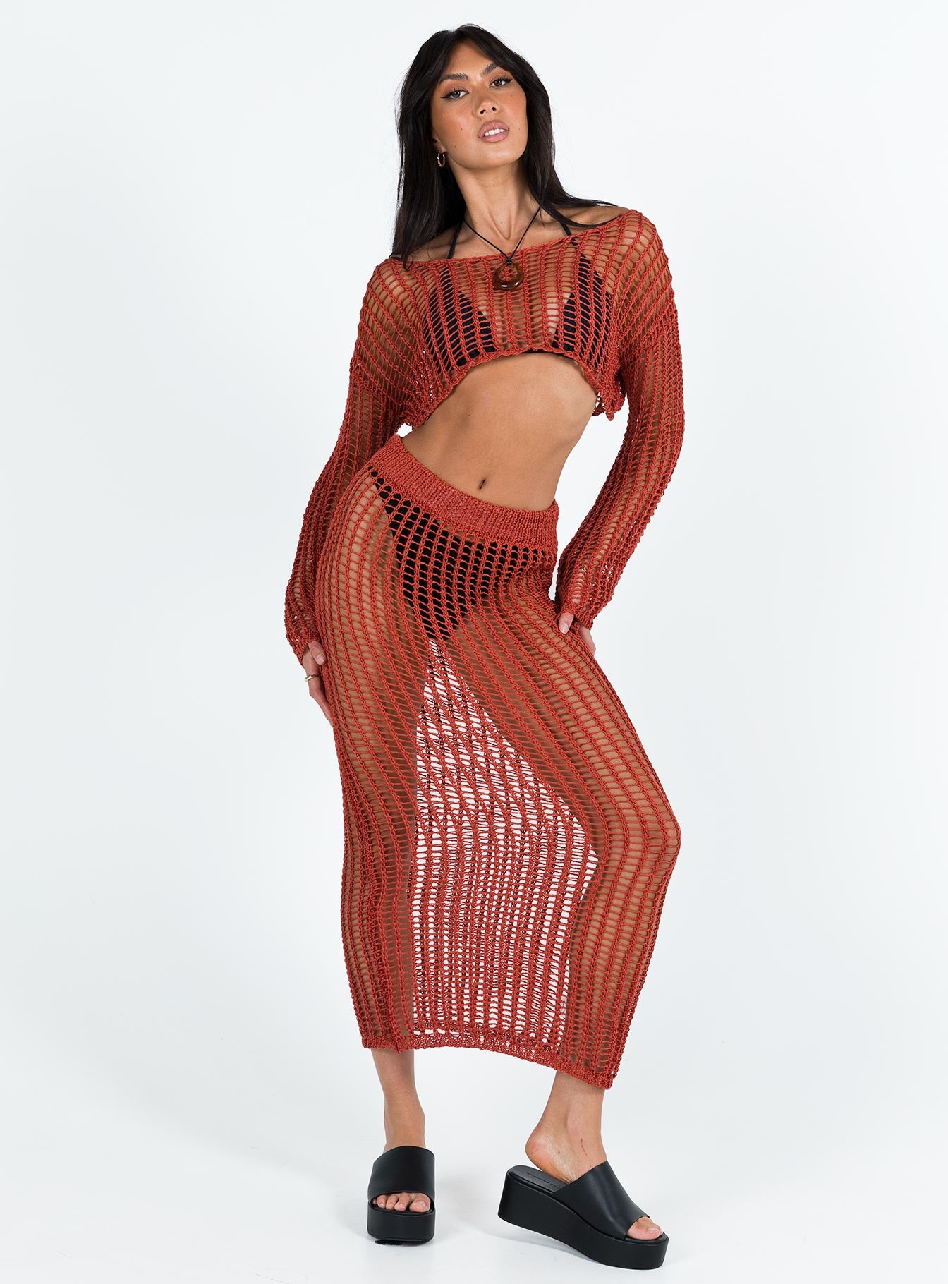 Florence Sweater Sienna Red - Image 3