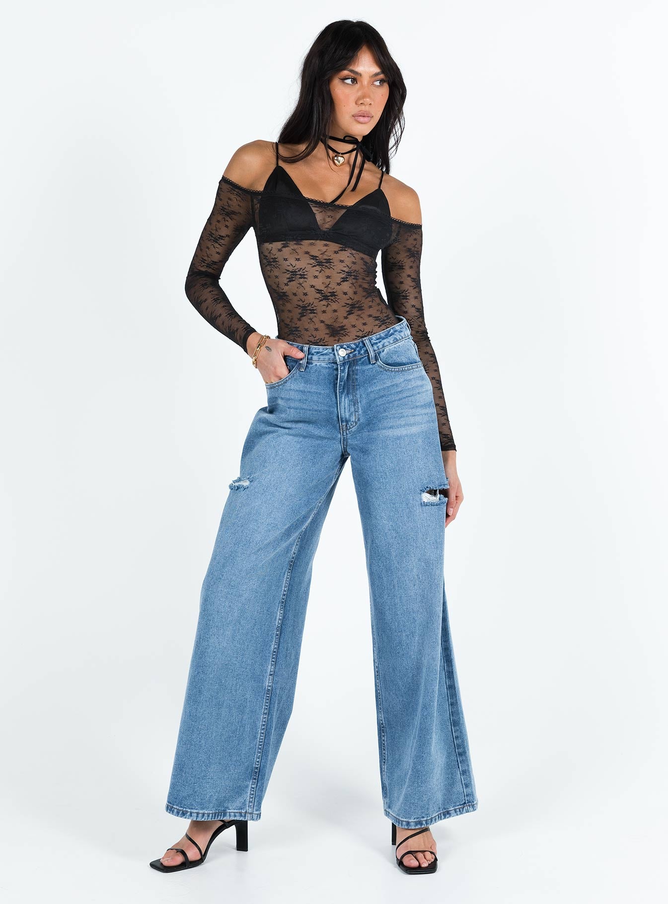 Mademoiselle Bodysuit Black - Image 3