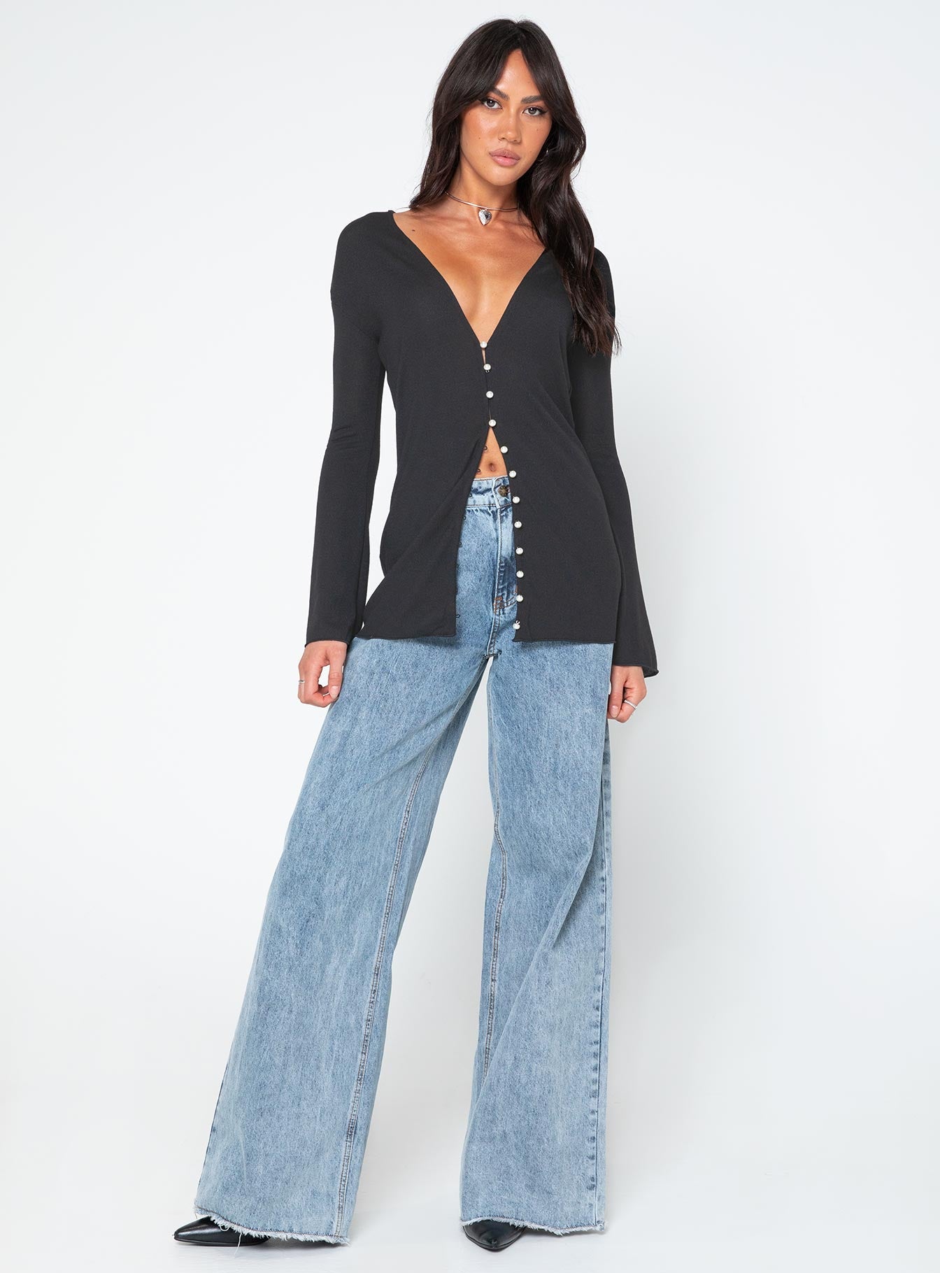 Macy Cardigan Black - Image 3