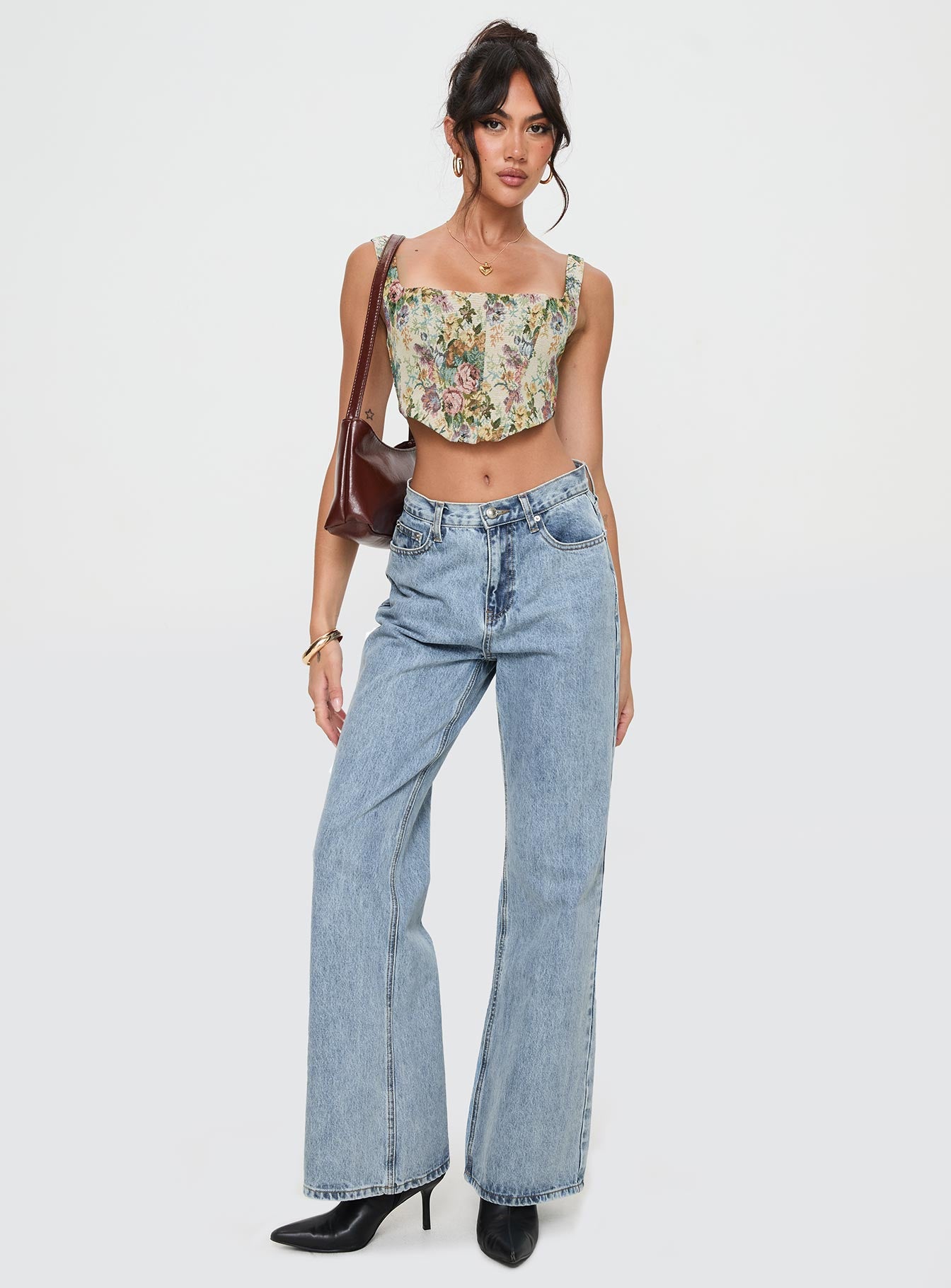 Tender Heart Corset Top Multi - Image 3