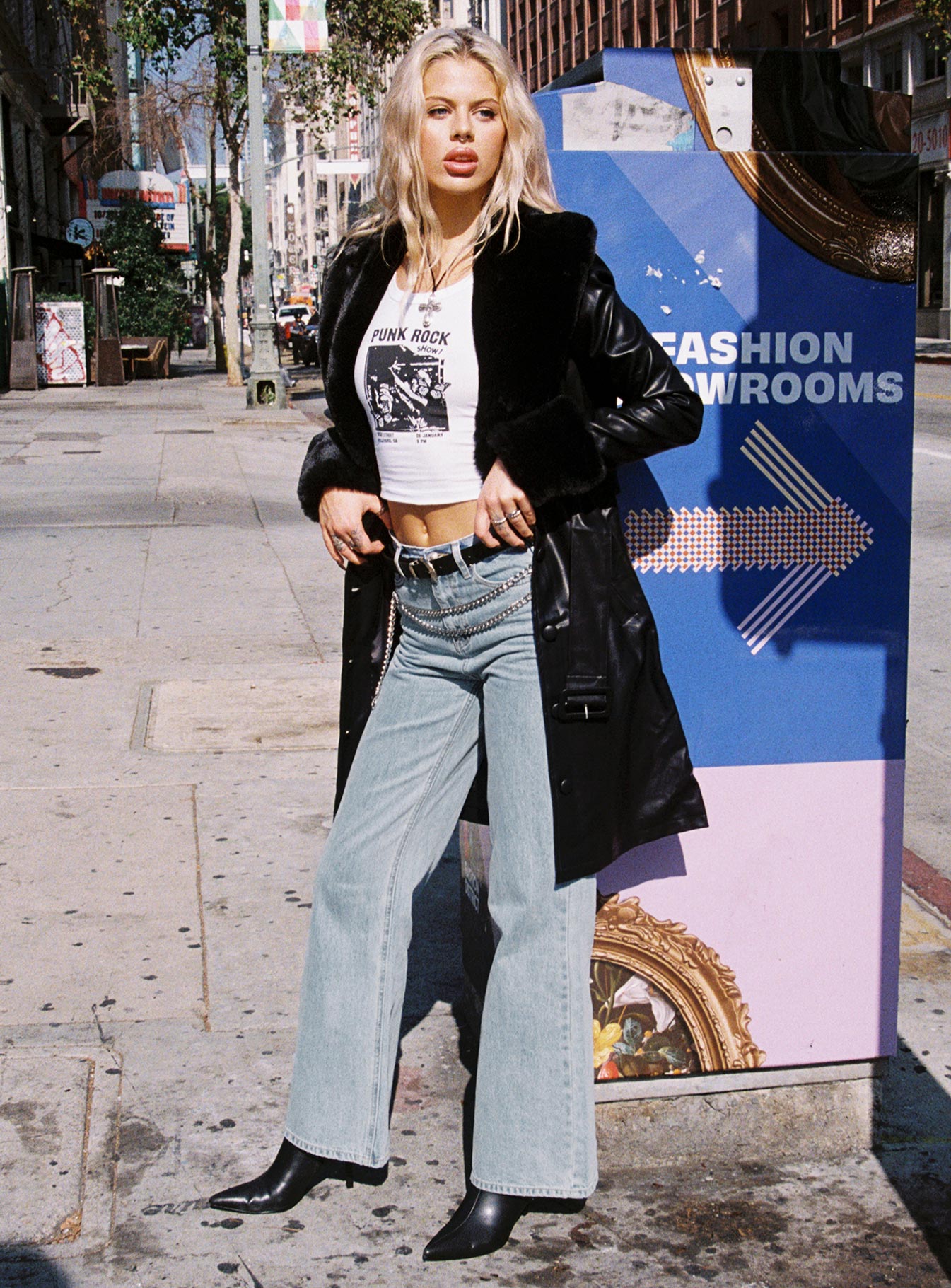 Maple Flare Jean Light Wash Denim - Image 11