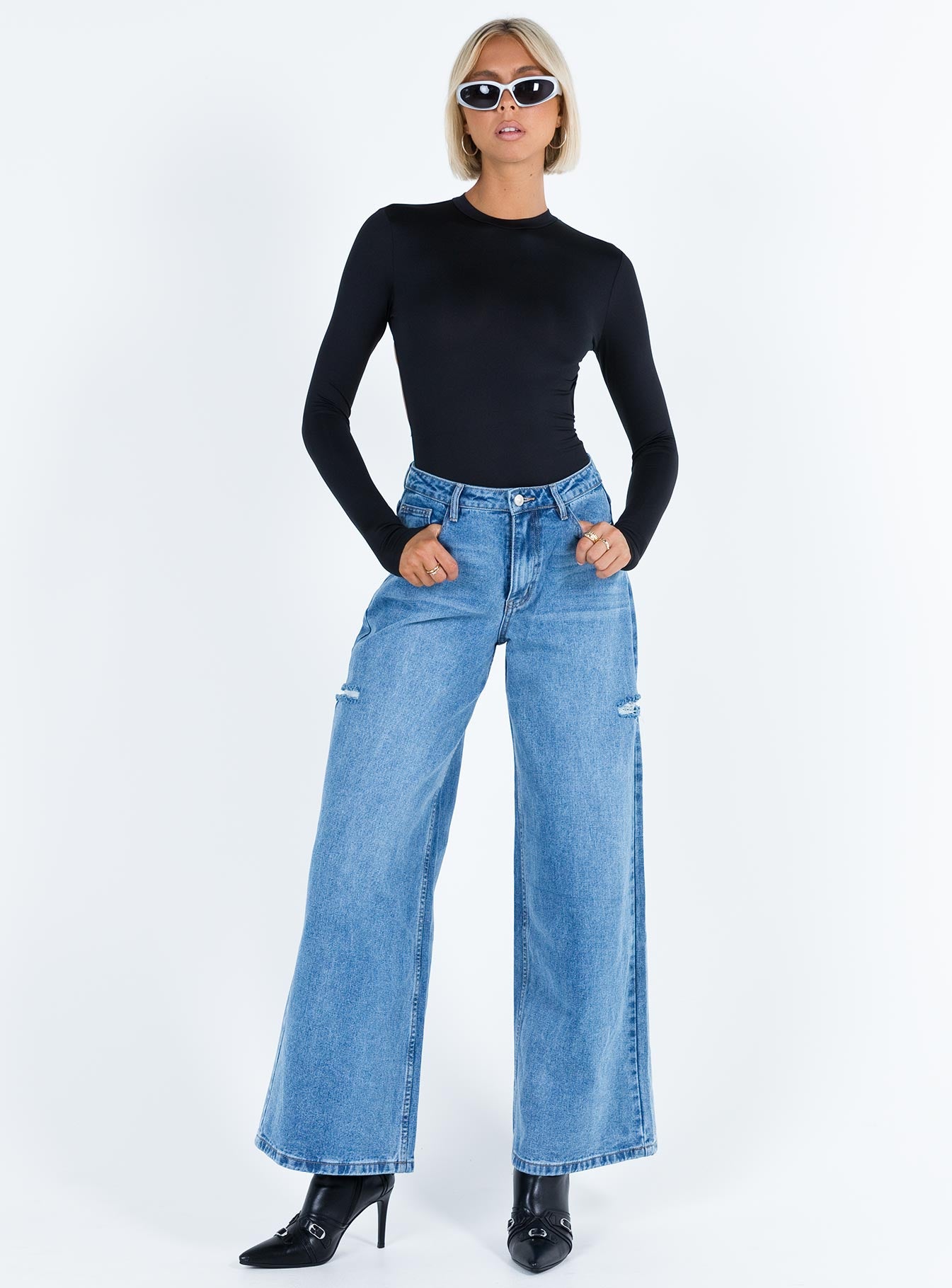 Tarrick High Neck Bodysuit Black - Image 3