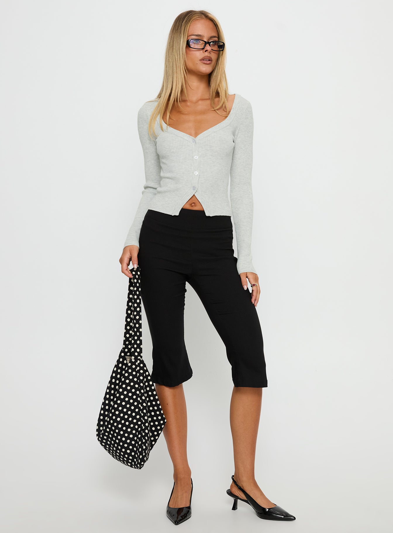 Sorenna Long Sleeve Top Grey - Image 2