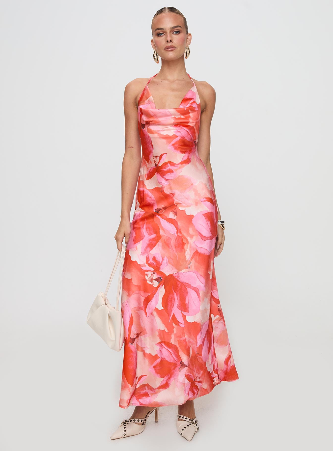 Simor Maxi Dress Red - Image 3