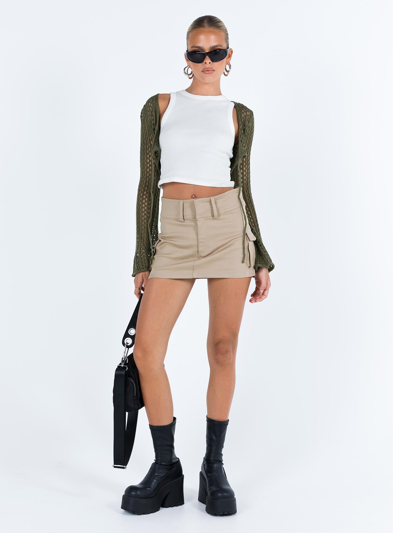 Savi Long Sleeve Cardigan Green - Image 4