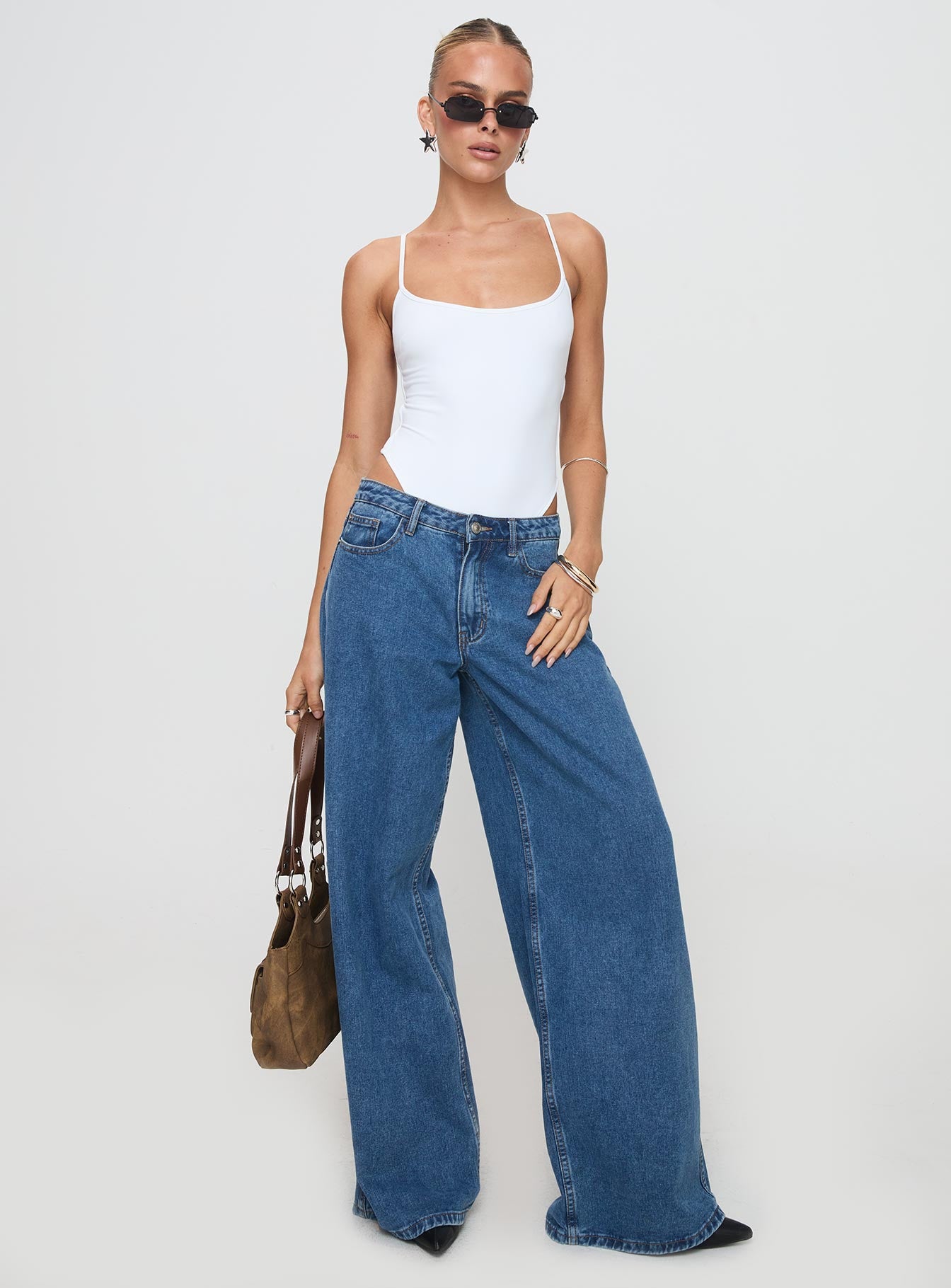 All Tied Up Bodysuit White Tall - Image 3