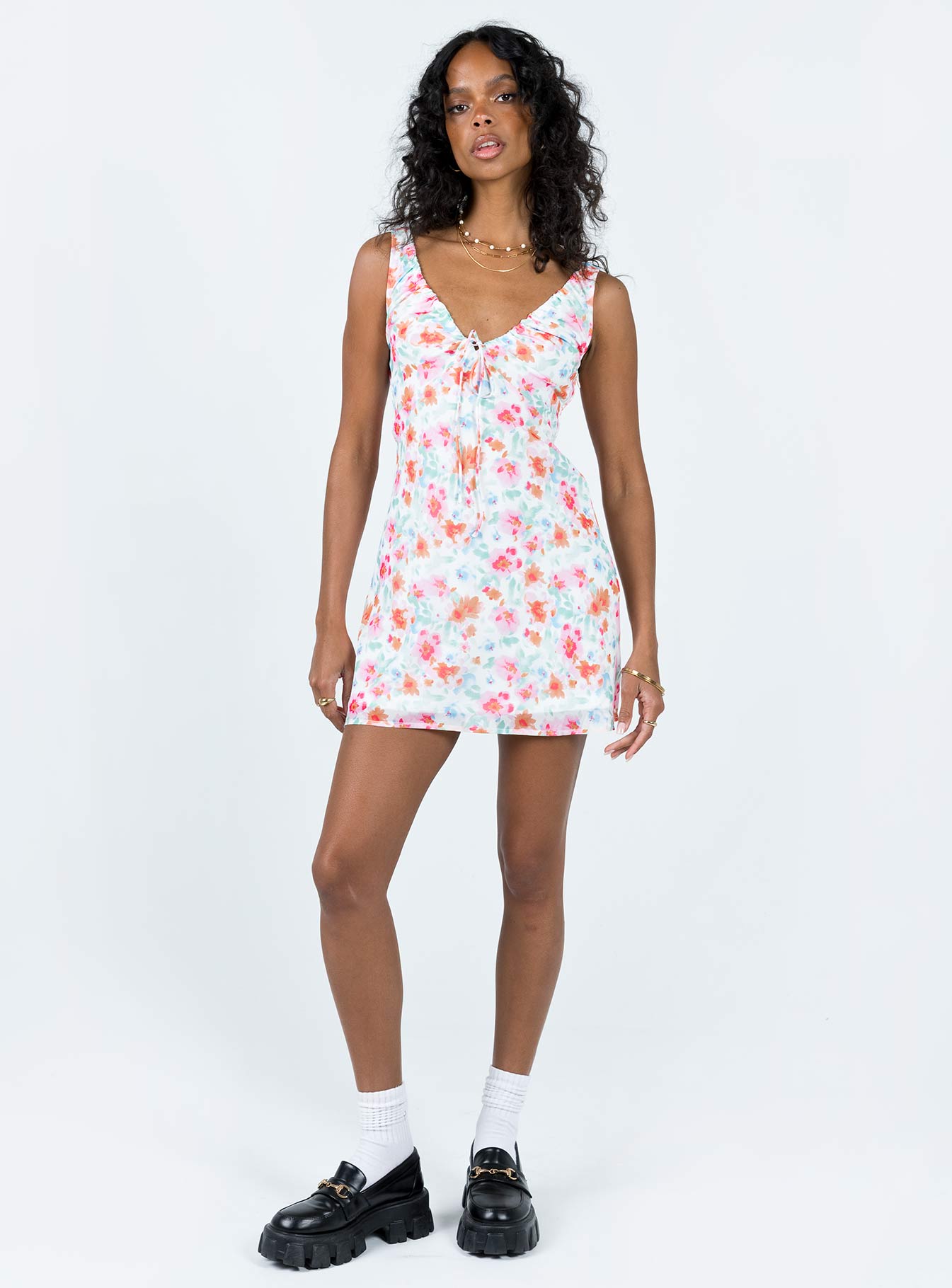 Bareena Mini Dress Multi - Image 3