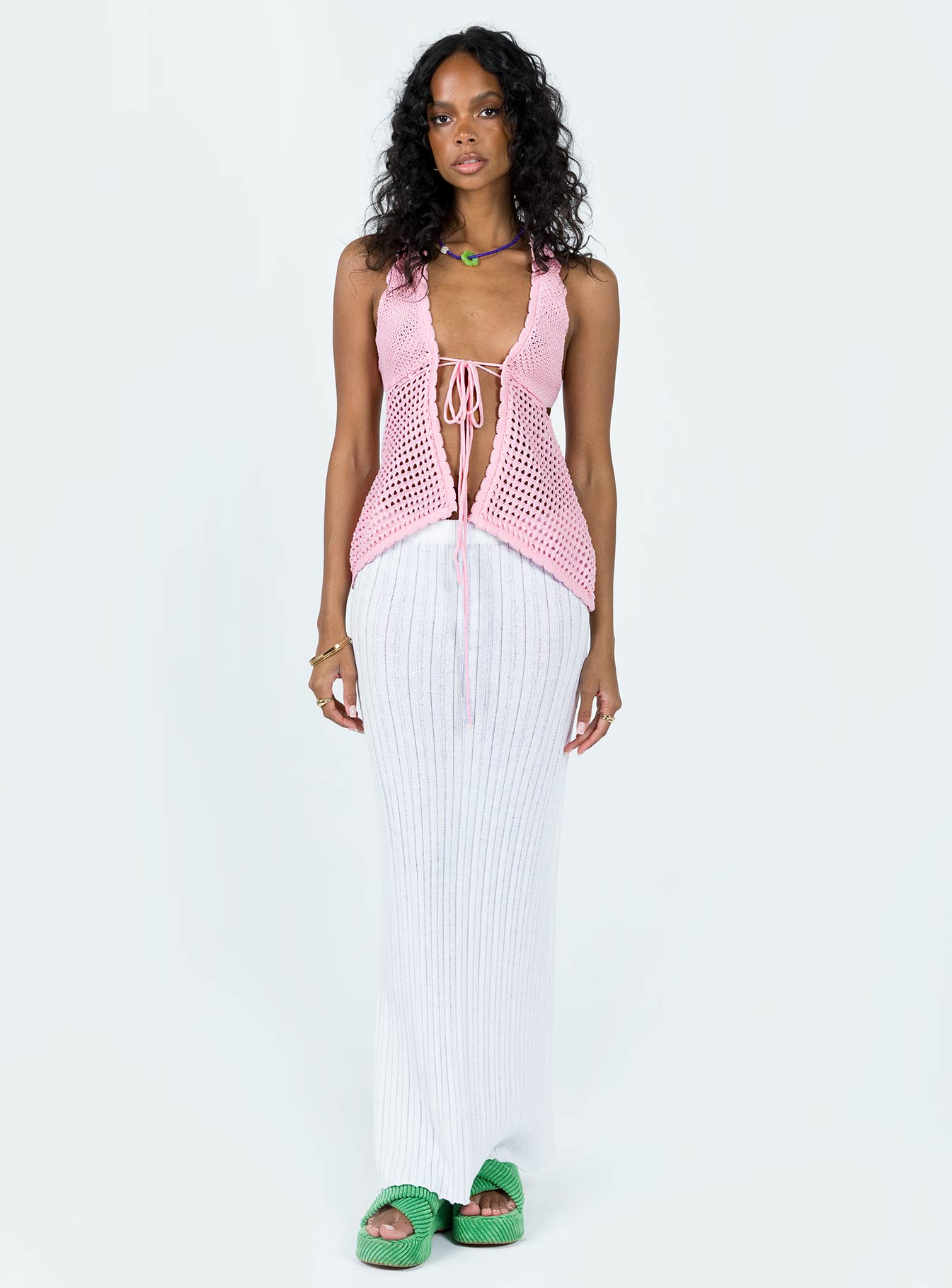 Adani Crochet Top Pink - Image 3