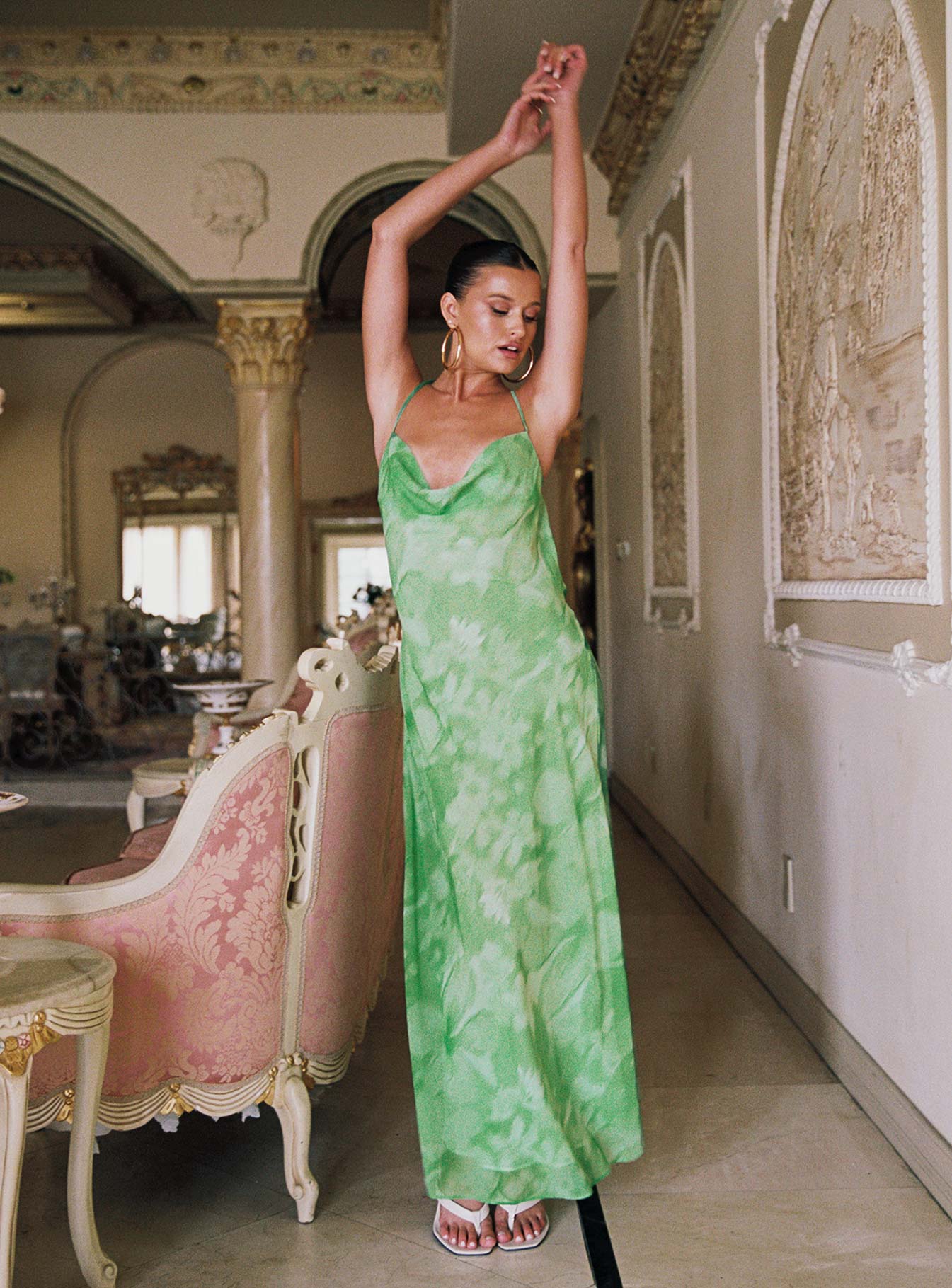Pantano Maxi Dress Green - Image 3