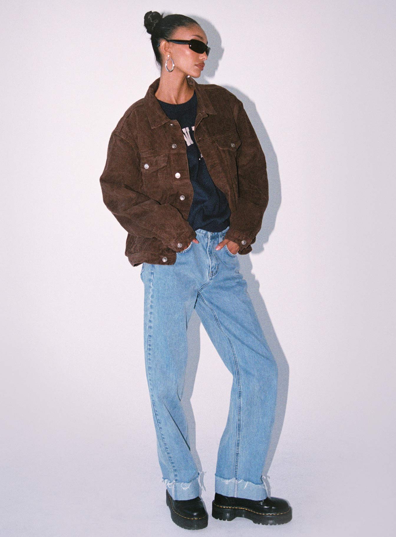 Western Cord Jacket Brown - Image 3