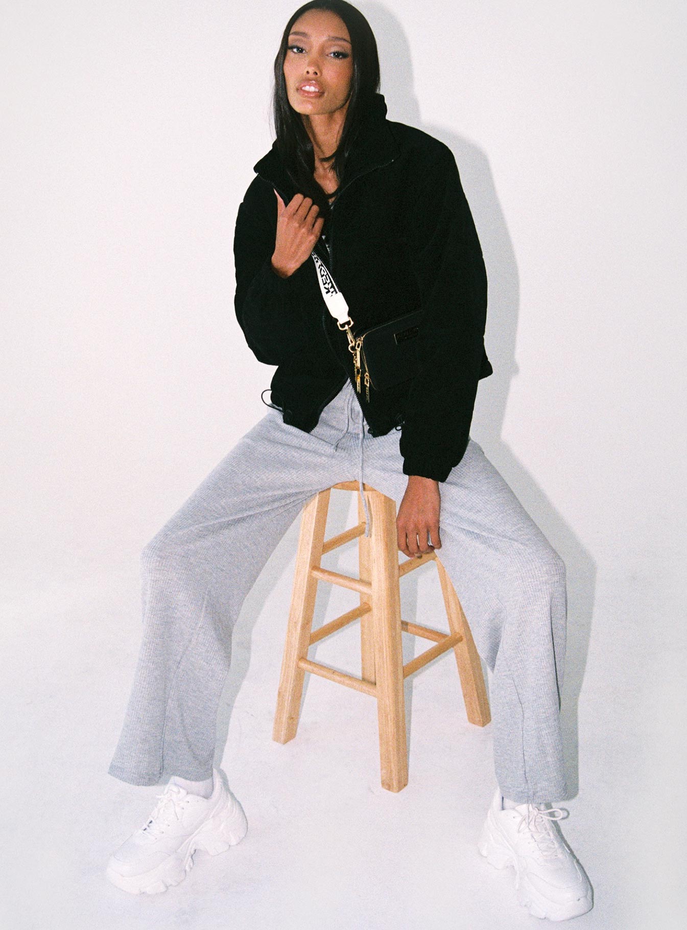 Polly Puffer Jacket Black - Image 4