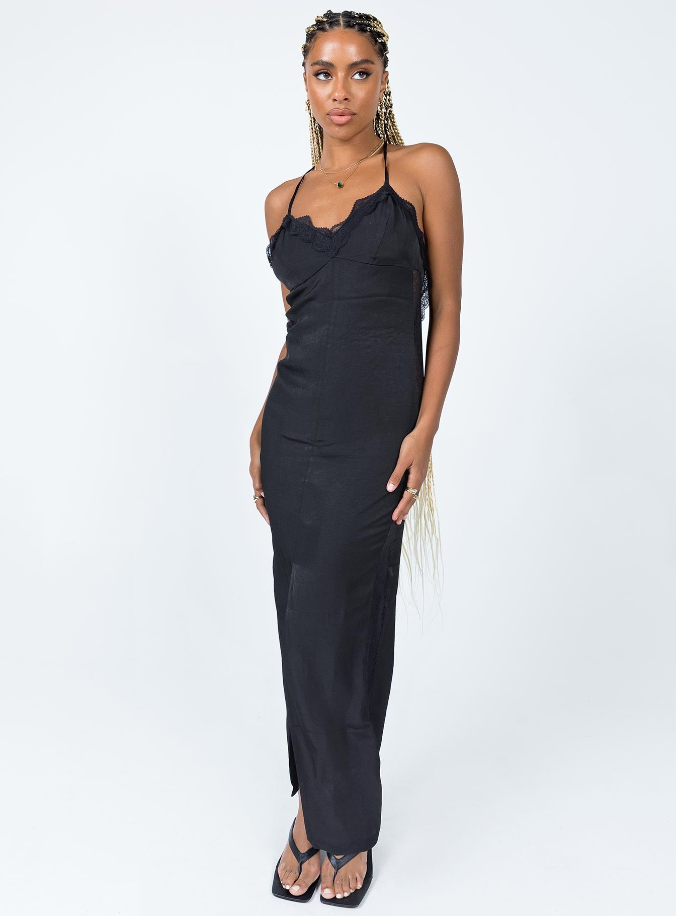 Hudson Maxi Dress Black - Image 3