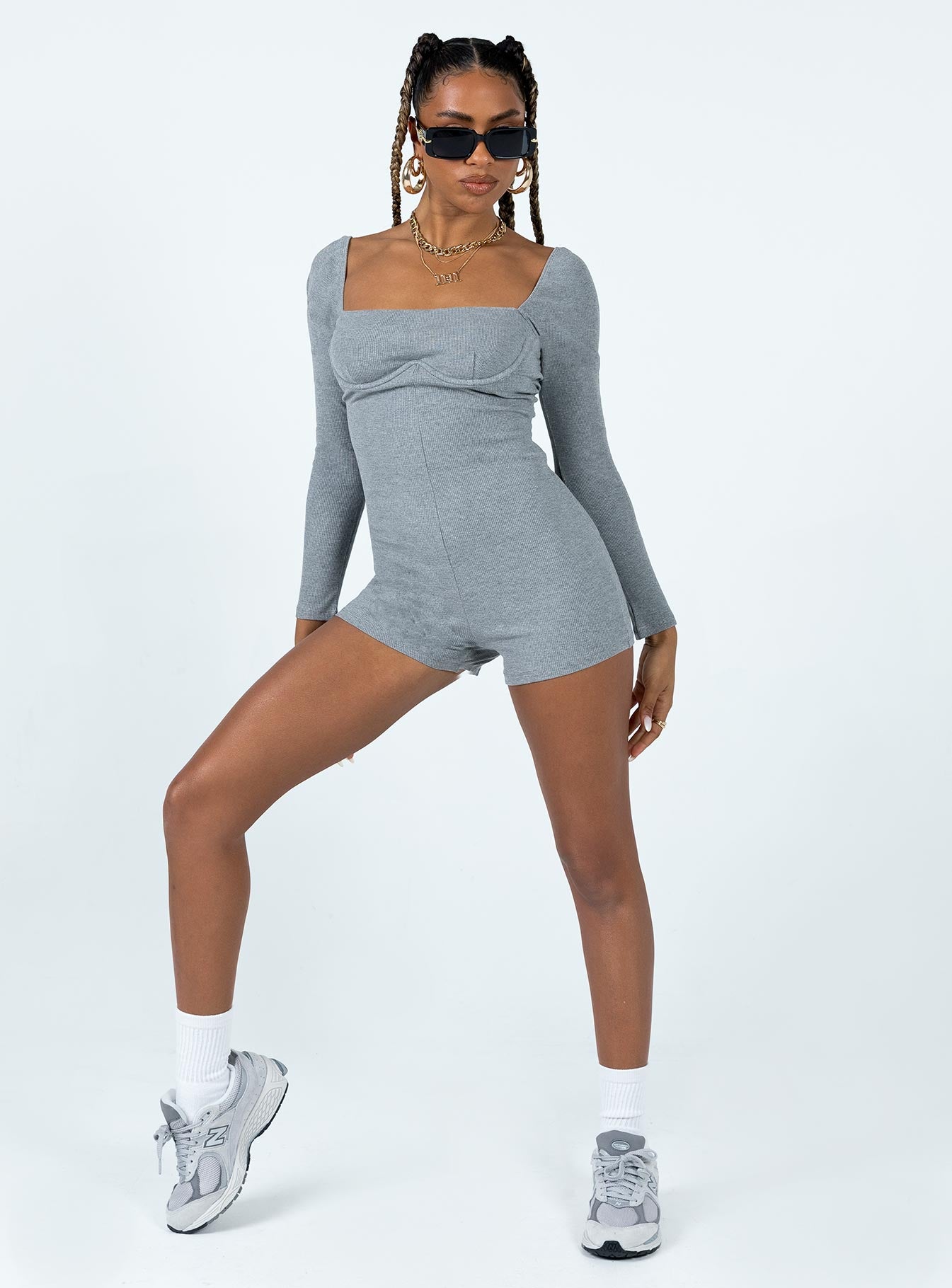 Jolie Romper Grey - Image 3