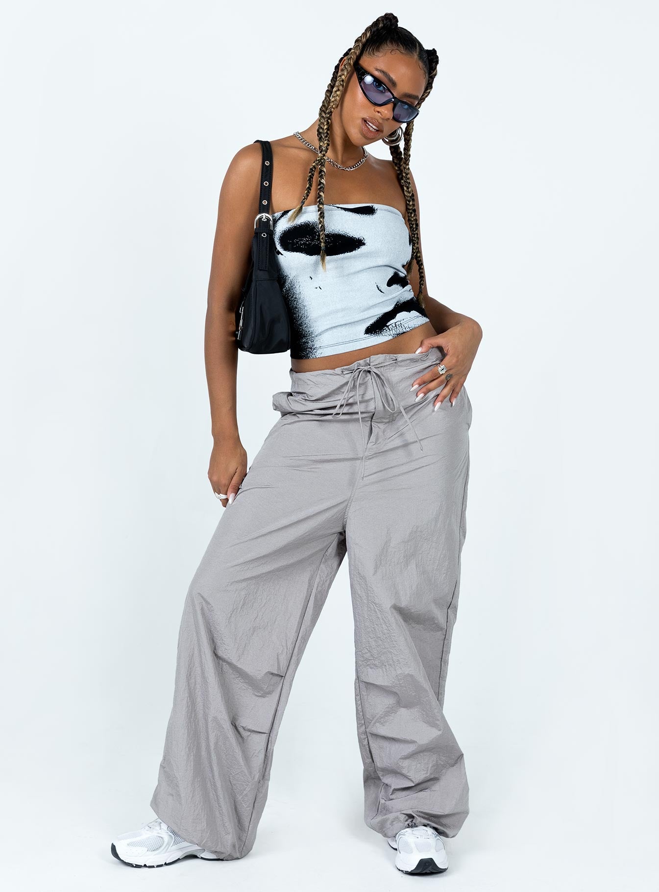 Austin Parachute Pants Grey - Image 3