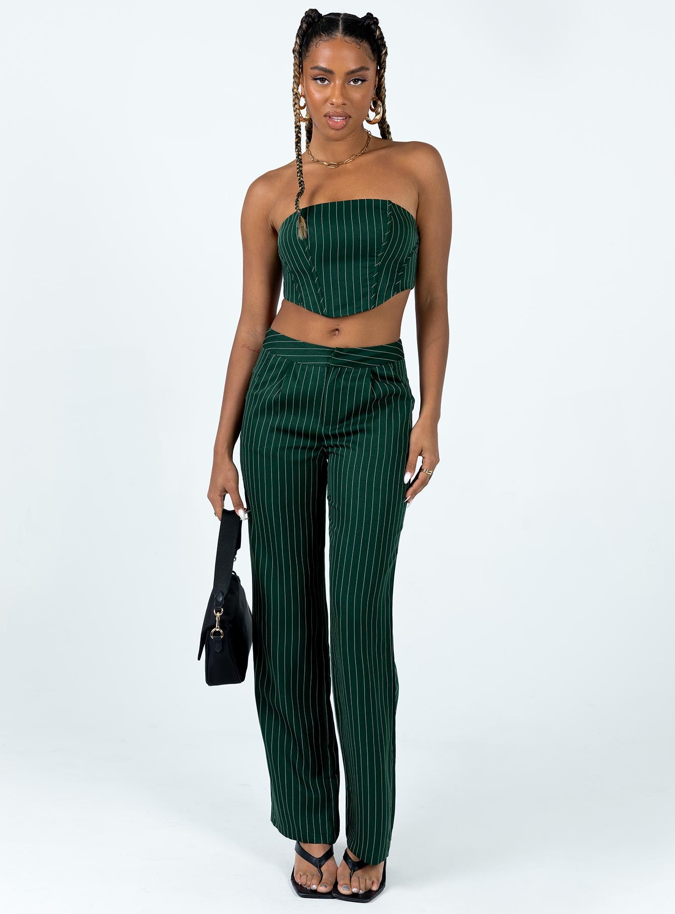 Gerri Set Green Stripe - Image 3