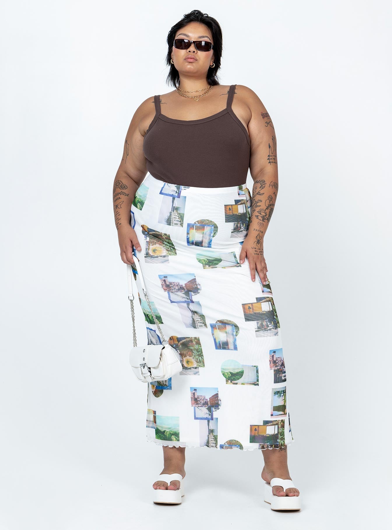 Lindsey Bodysuit Brown Curve - Image 3