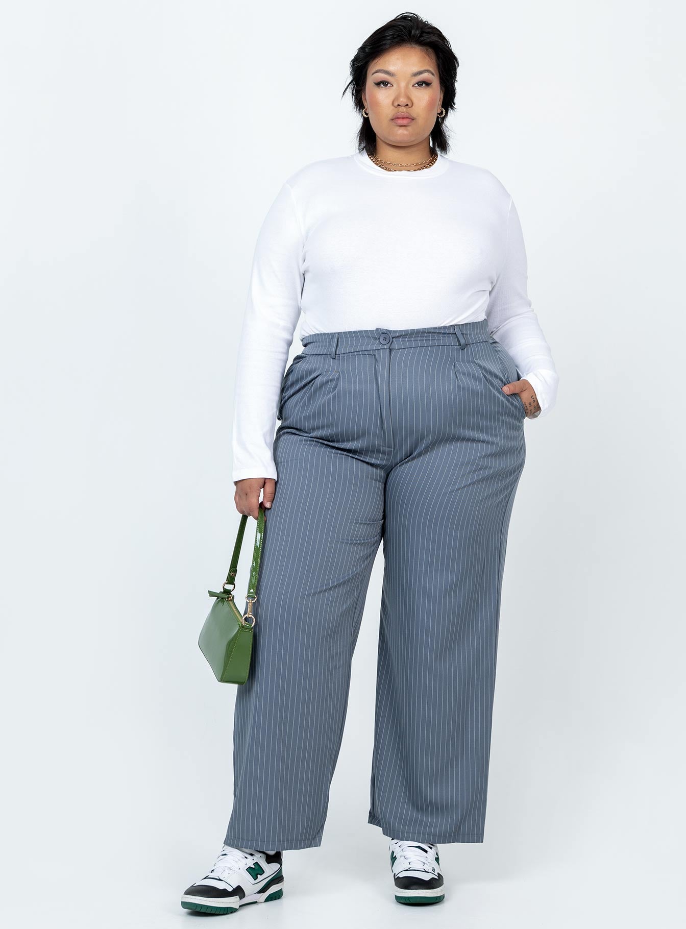 Maleny Long Sleeve Bodysuit White Curve - Image 3