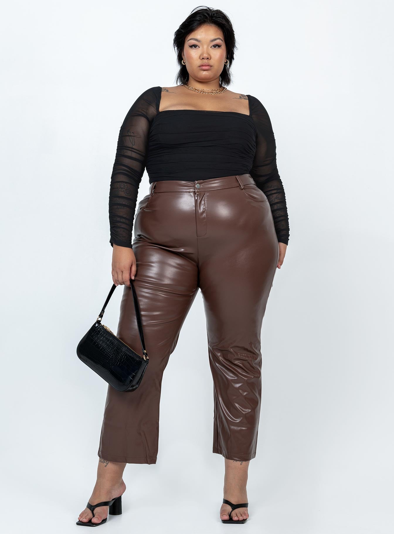 Love Lies Pants Brown Curve - Image 3
