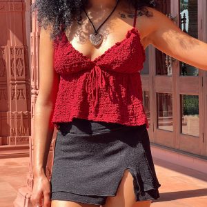 Angel Mini Skirt Black