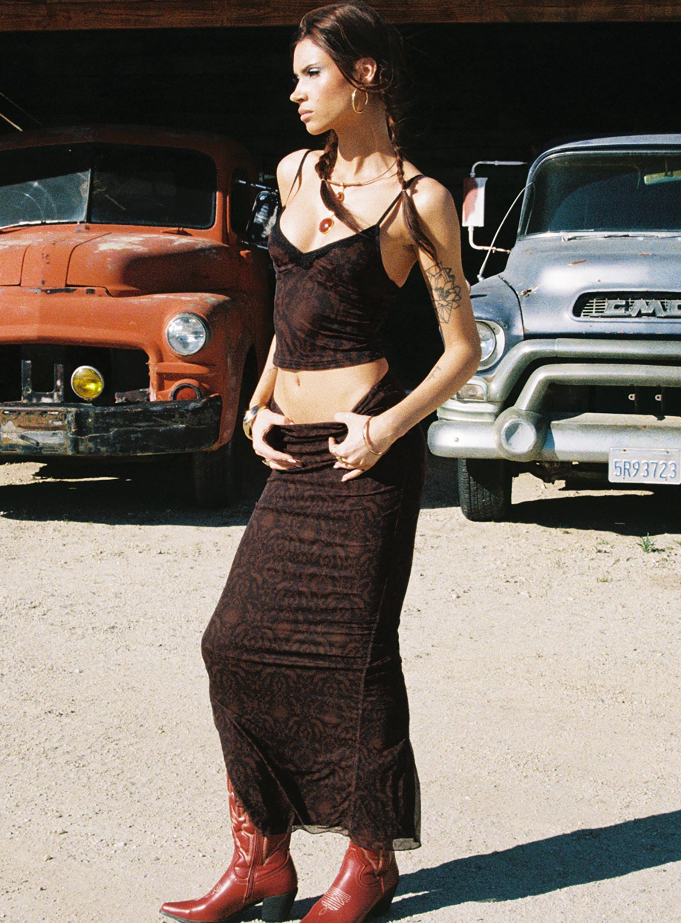 Hostona Maxi Skirt Mutli - Image 2