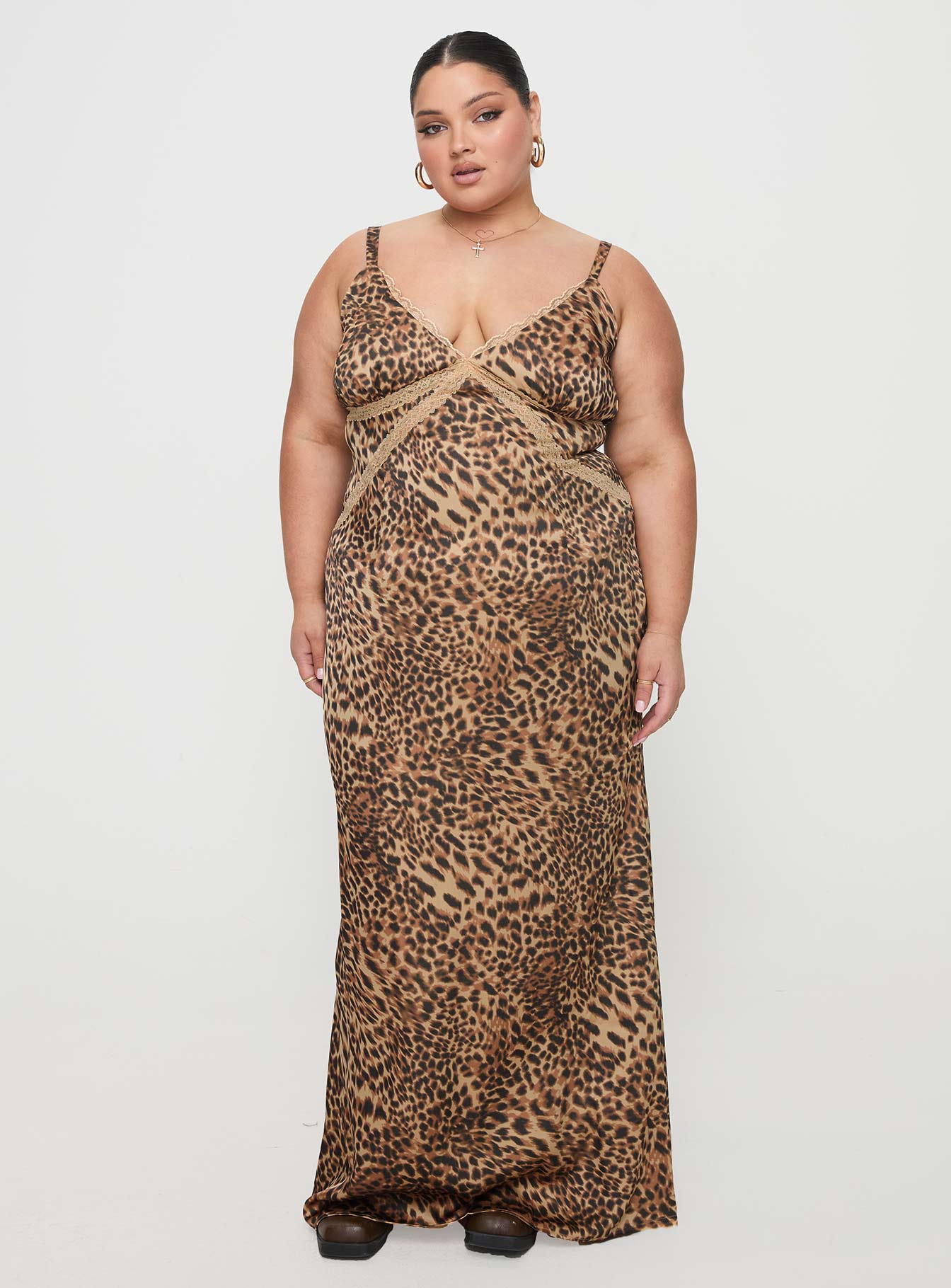 Sanctuary Maxi Dress Leopard Curve - Image 3