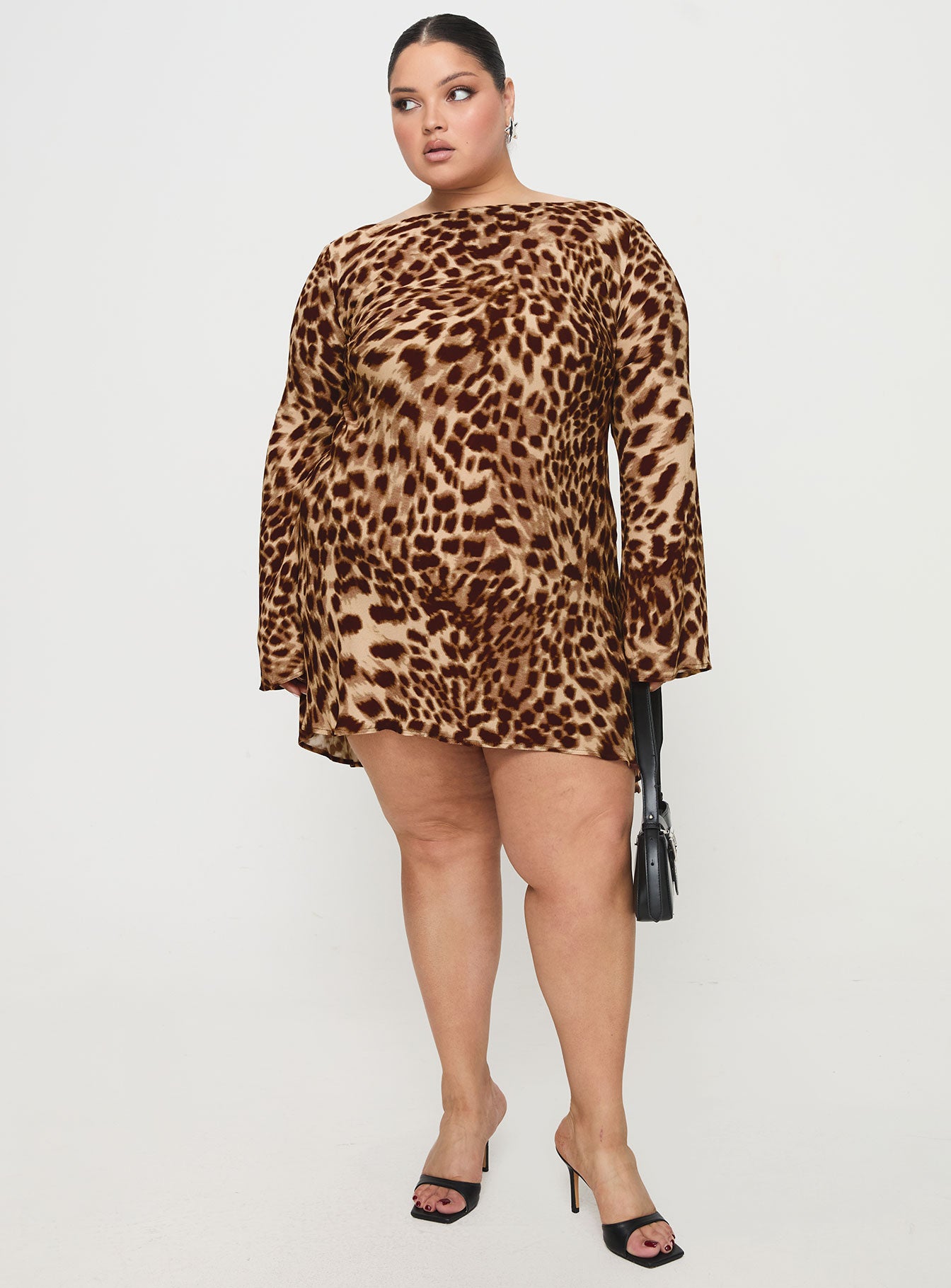 Halo Bias Mini Dress Leopard Curve - Image 3