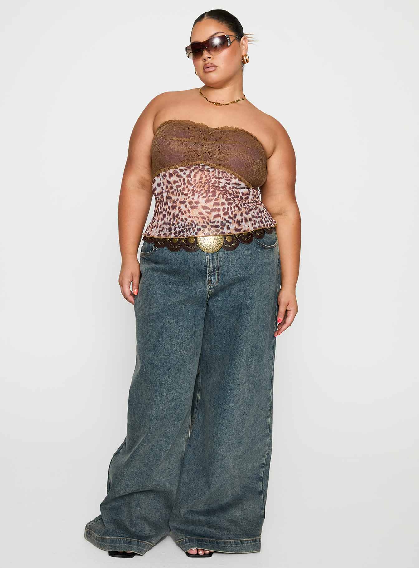 Art Deco Top Brown Curve - Image 3