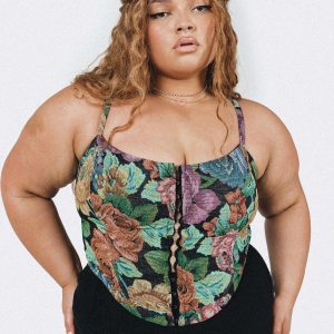 Tressie Corset Top Multi Curve