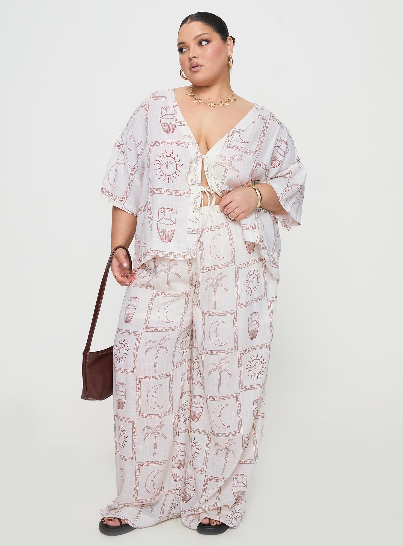 Sun Dream Pant Cream / Multi Curve - Image 3