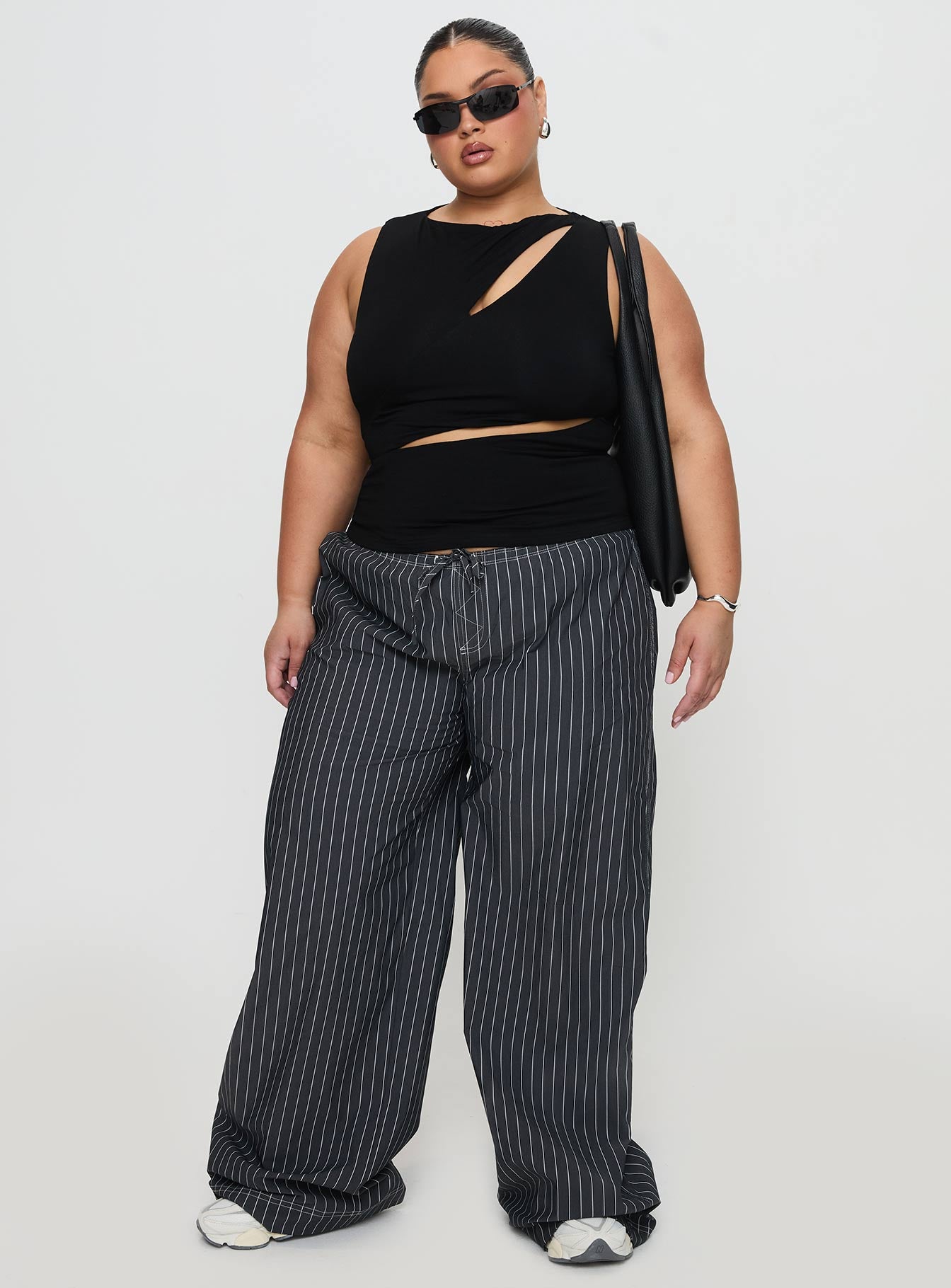 Terrance Baggy Pant Grey Stripe - Image 9