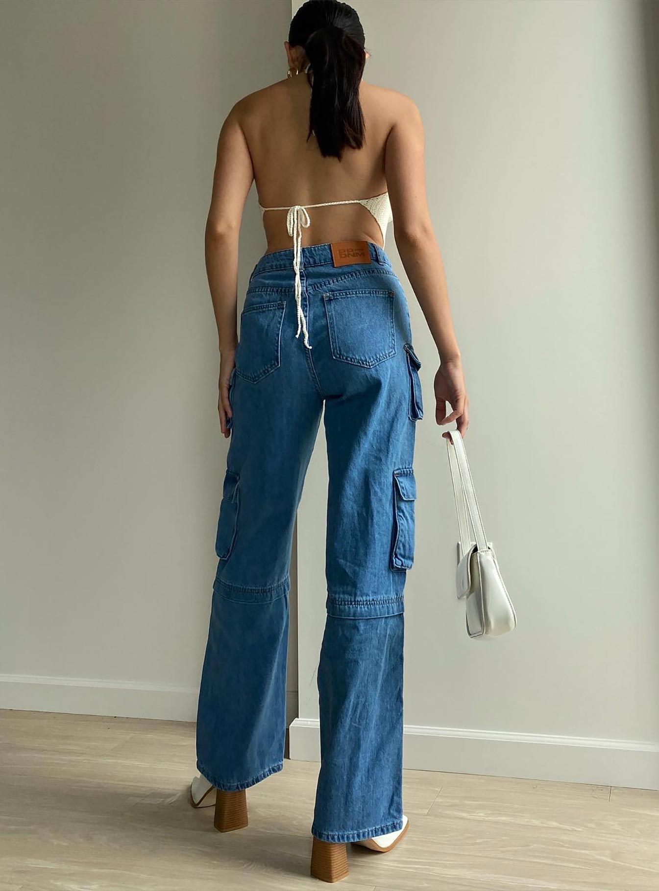 Darla Cargo Denim Jeans - Image 8
