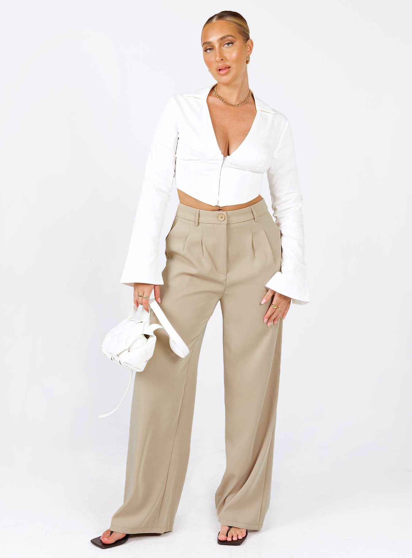 Archer Pants Taupe Tall - Image 3