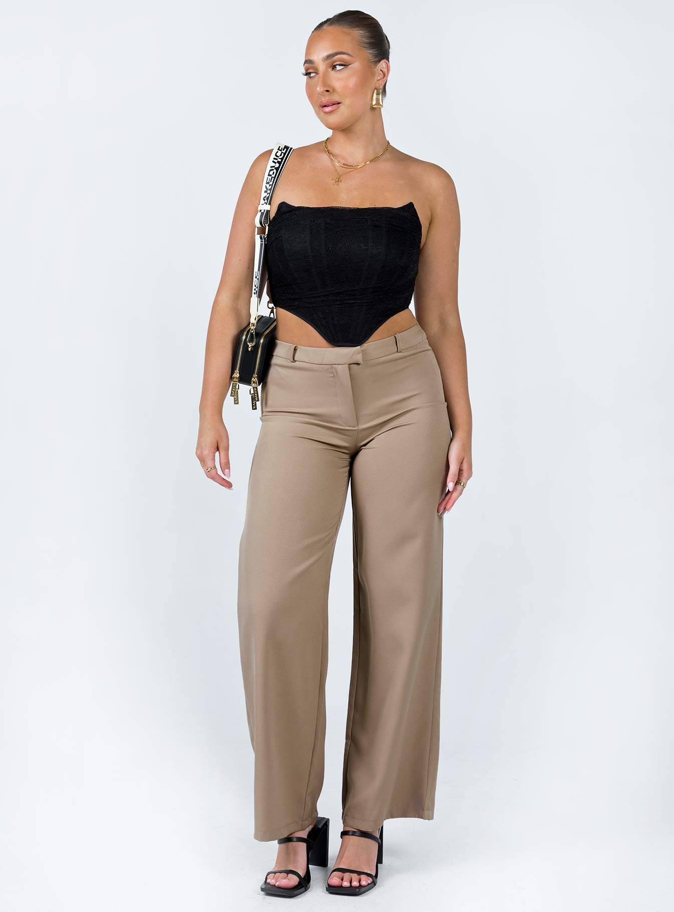 Rozzila Pants Taupe - Image 2