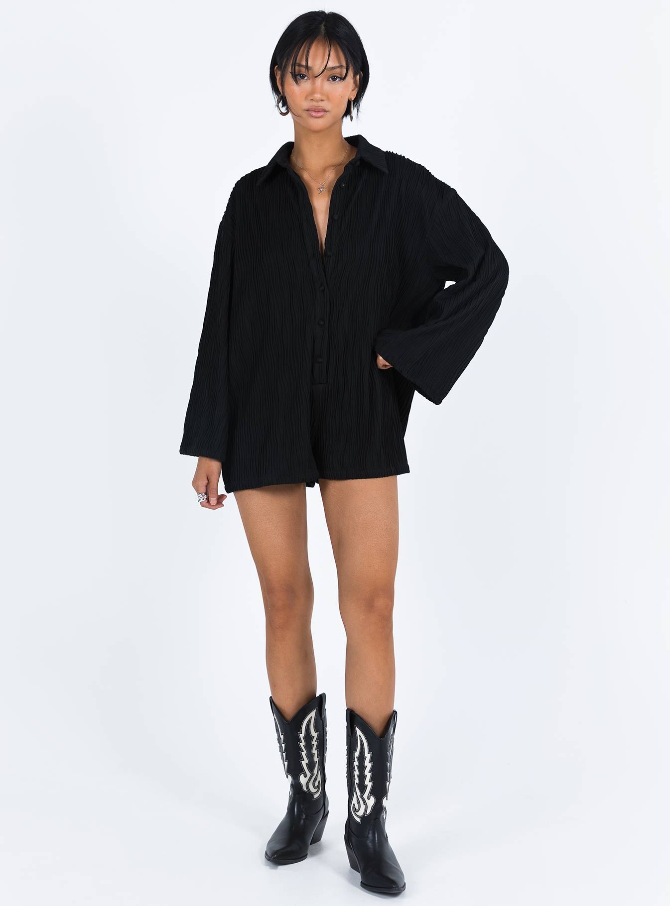 Dimitry Romper Black - Image 3