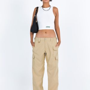 Aysa Cargo Pants Khaki