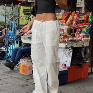 The Niel Pants White