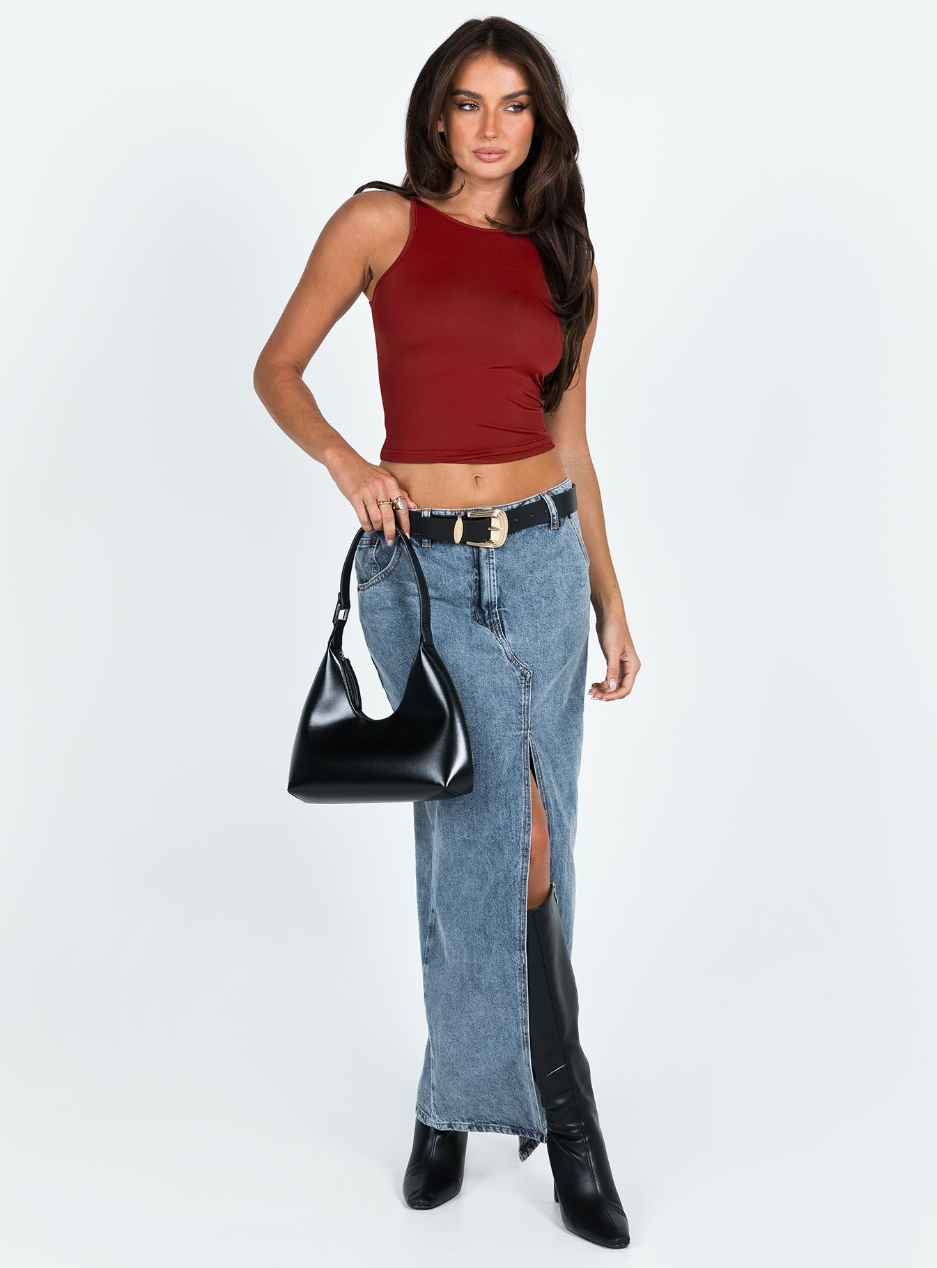 Crueller Top Burgundy - Image 3