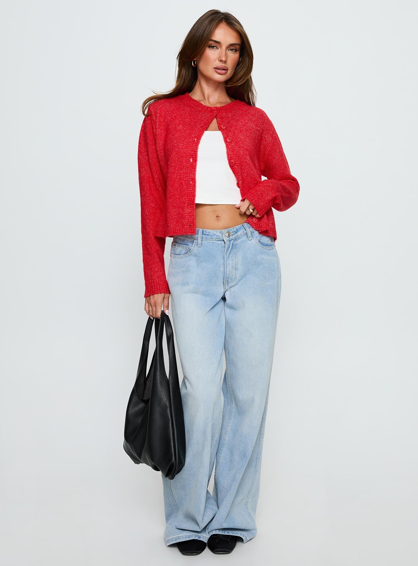 Denmark Cardigan Red - Image 3