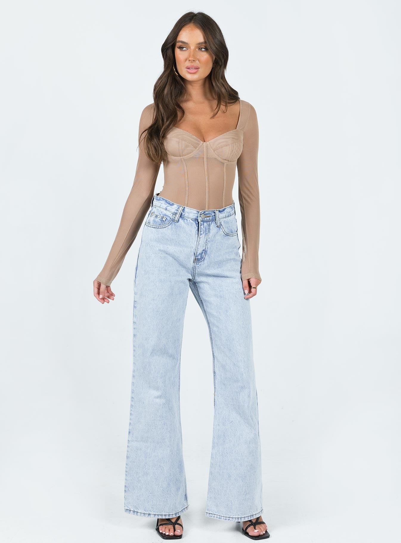 Leonie Bodysuit Beige - Image 2