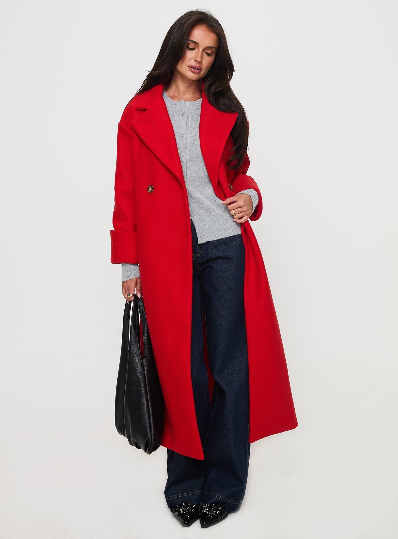 Mirandah Coat Red - Image 3