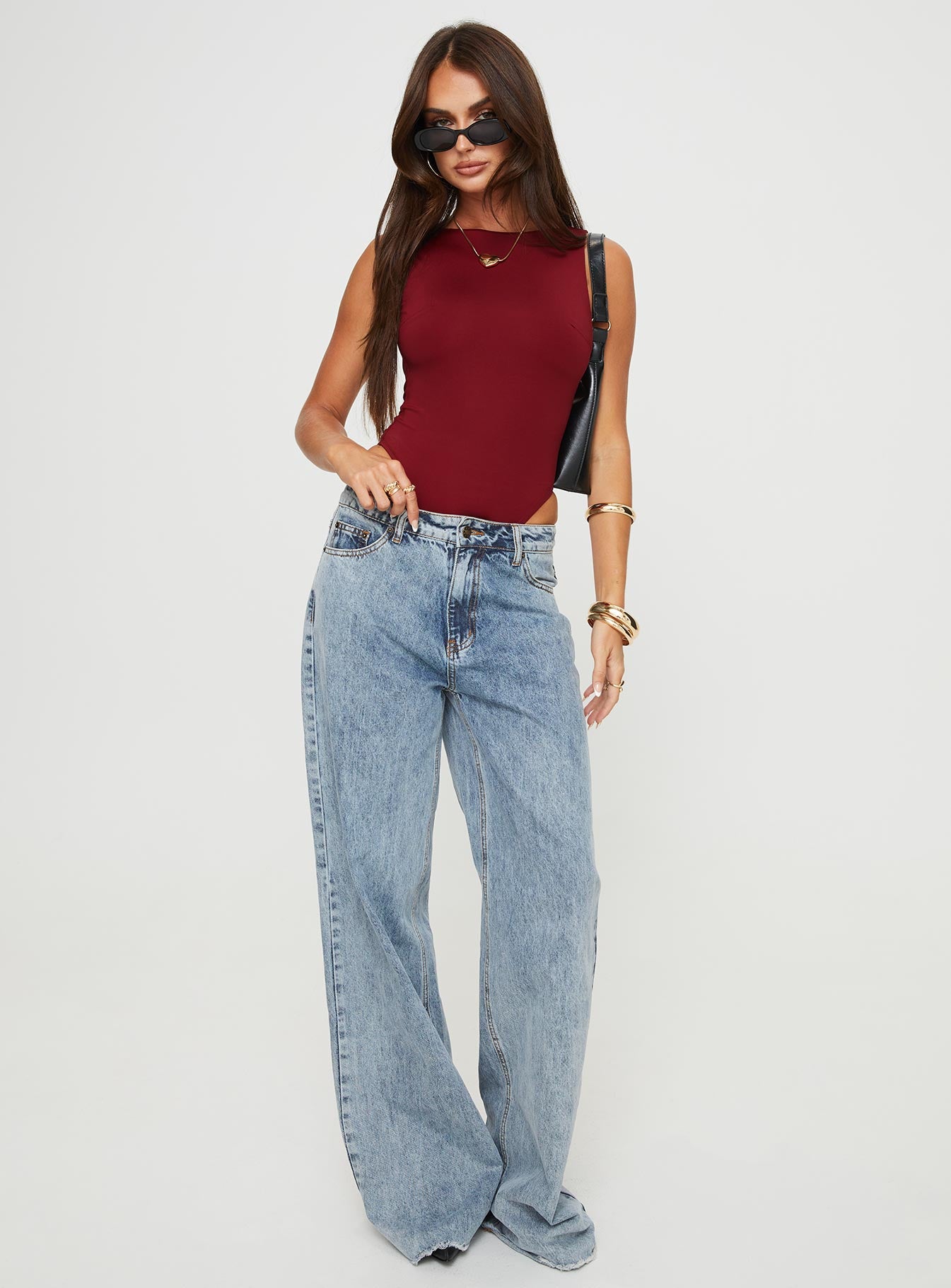 Beresford Bodysuit Wine - Image 5