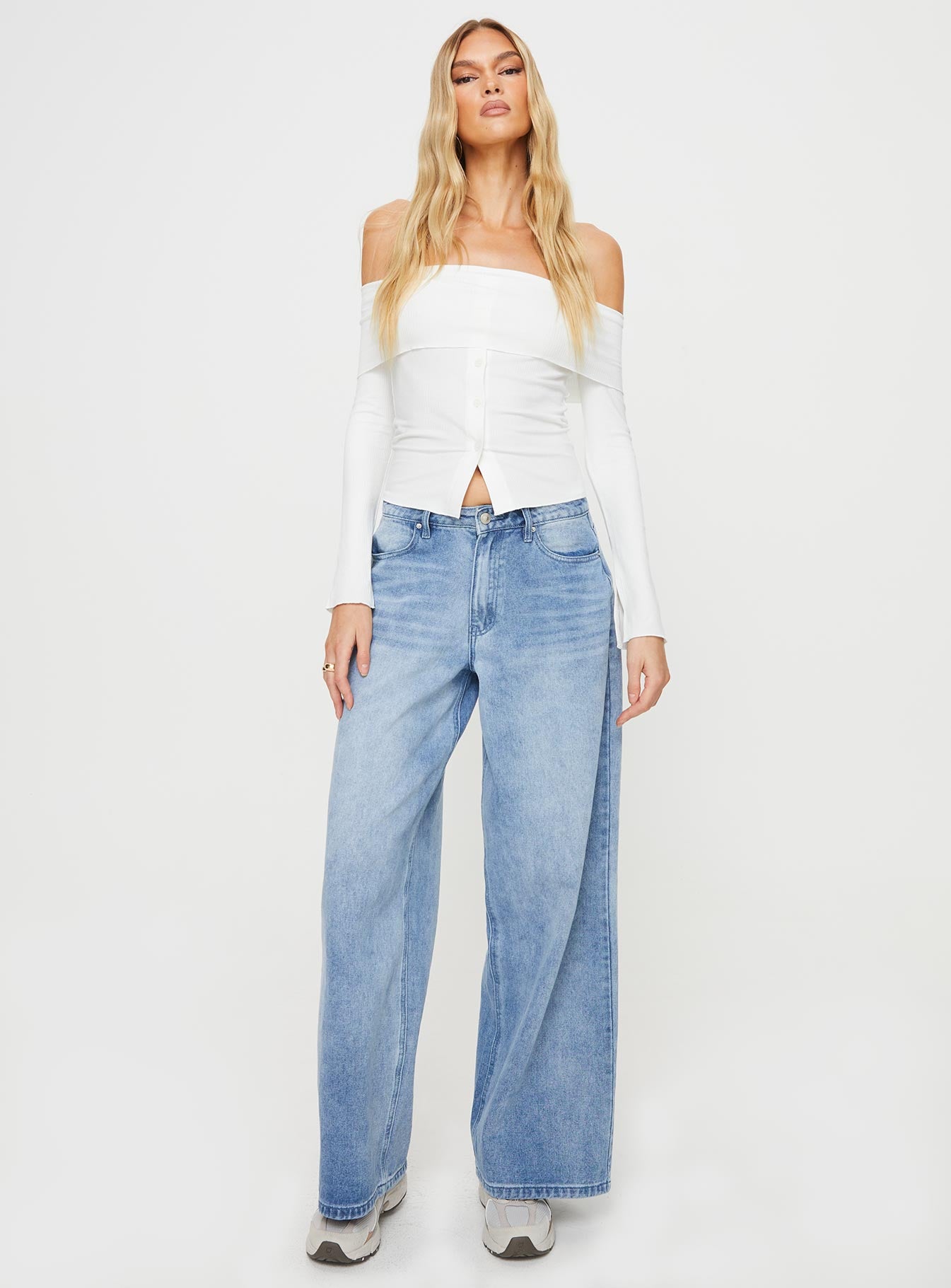 Parveen Off The Shoulder Top White - Image 3