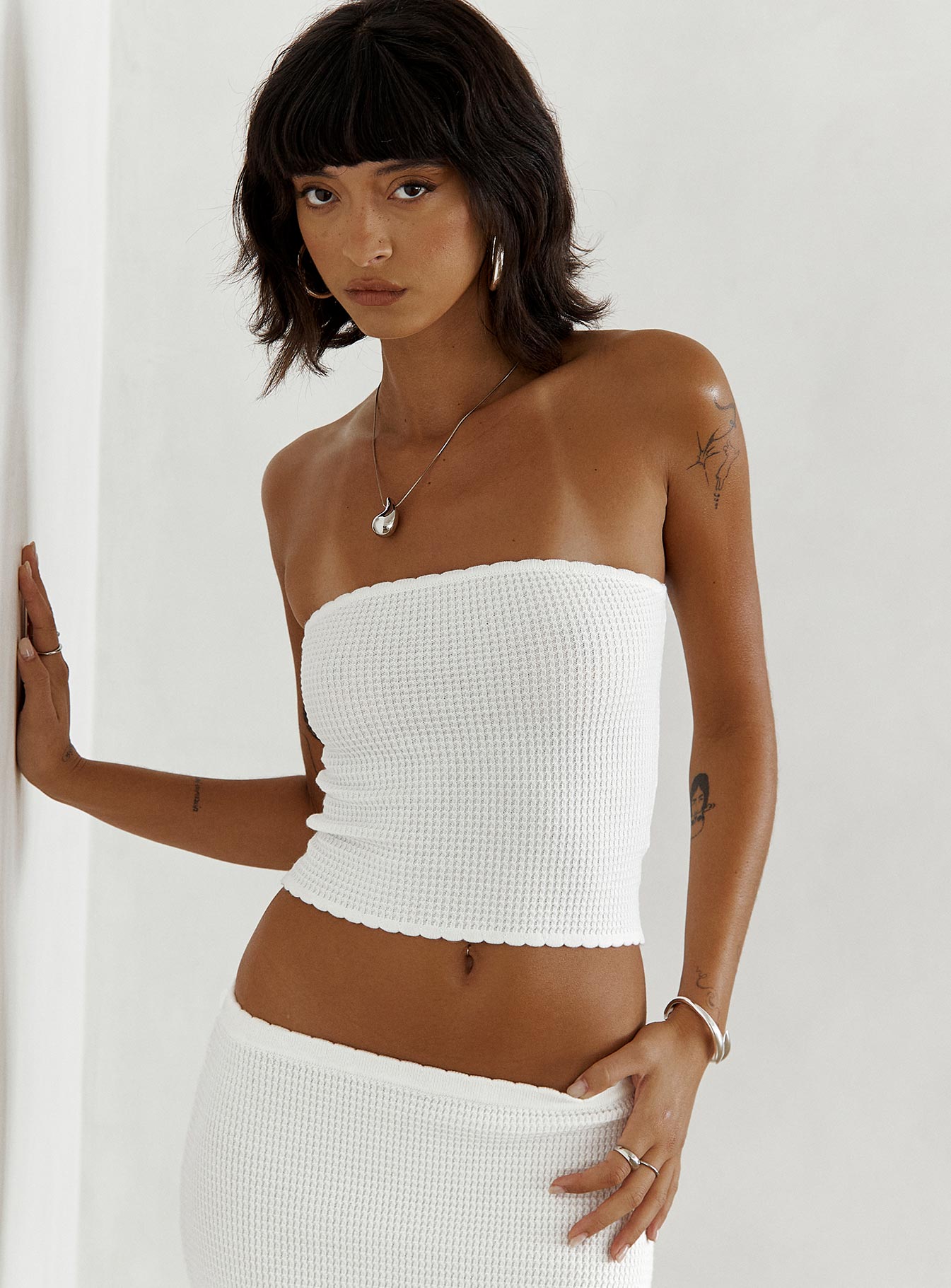 Huckle Tube Top White - Image 2