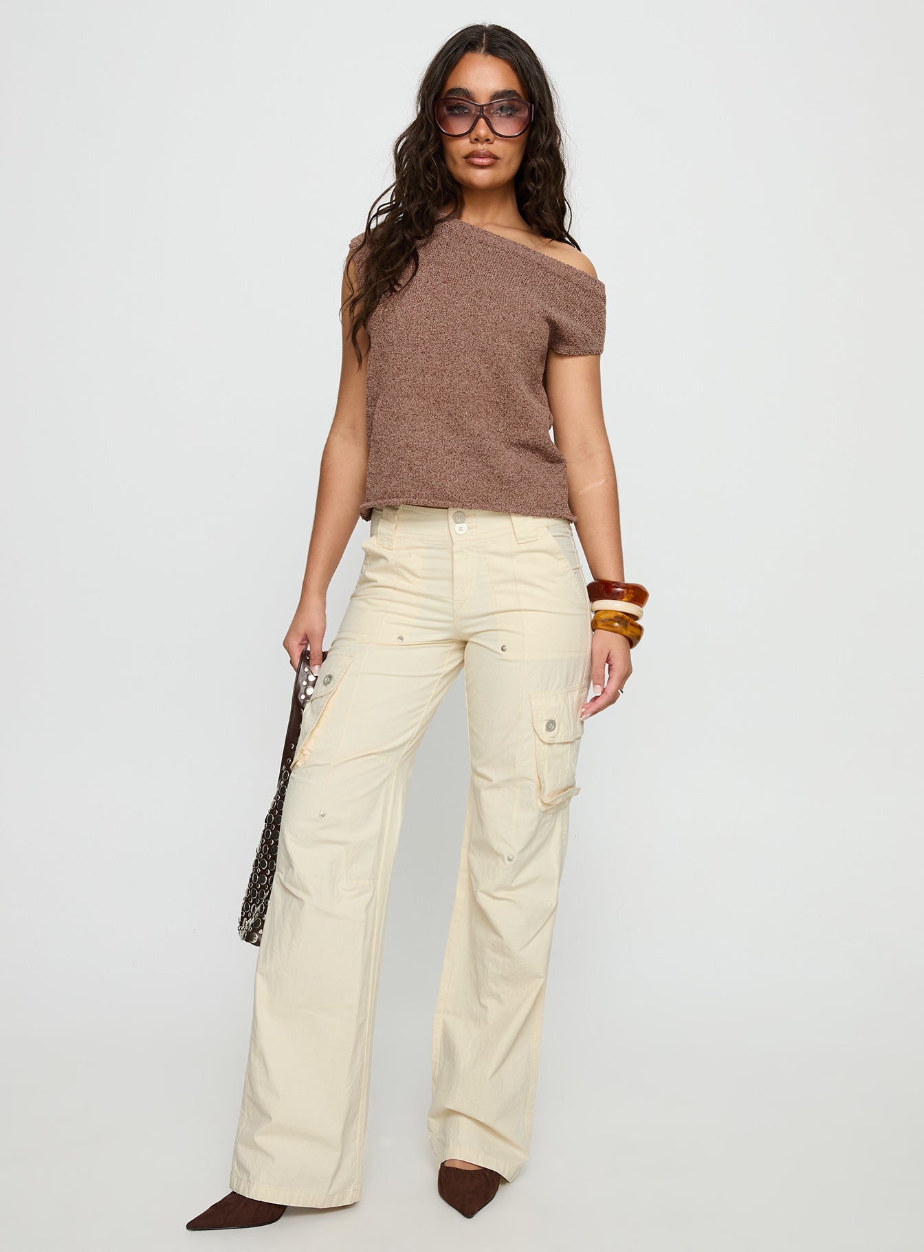 Remmi Cargo Pants Cream - Image 3